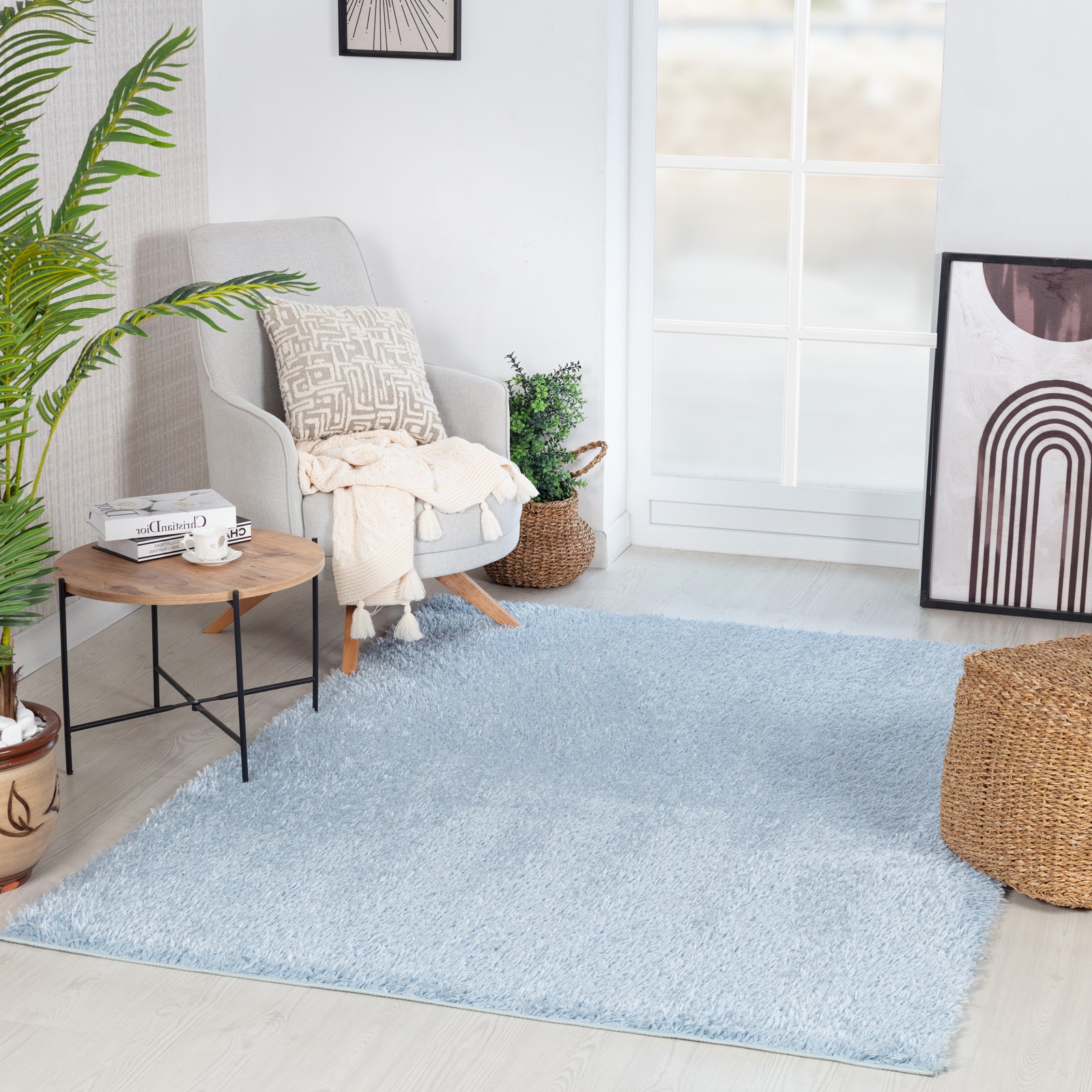 SOSO High Pile Shaggy Area Rug