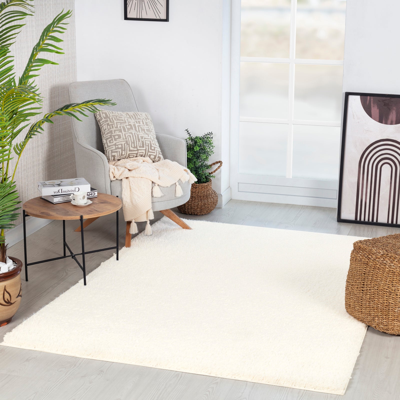 SOSO High Pile Shaggy Area Rug