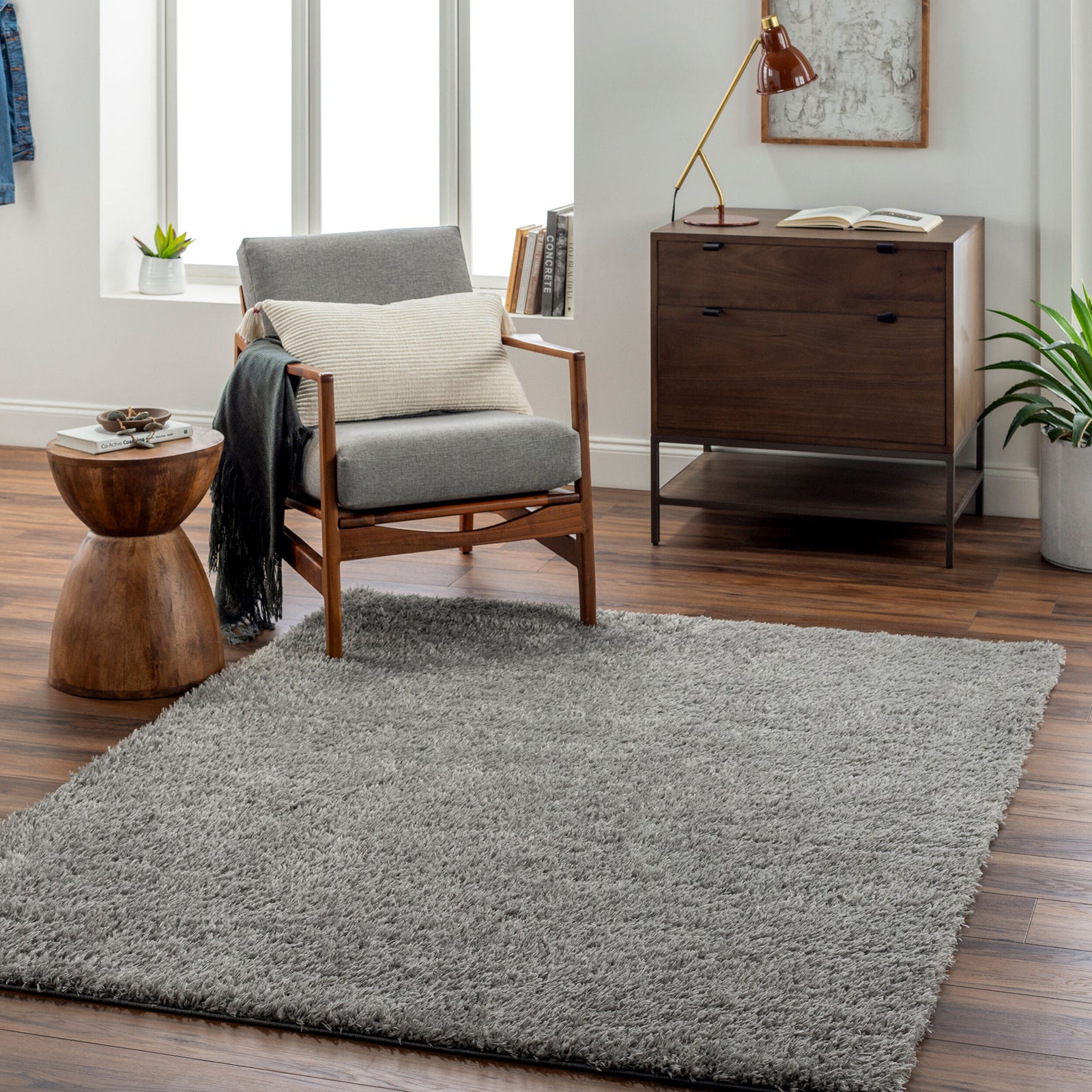 SOSO High Pile Shaggy Area Rug