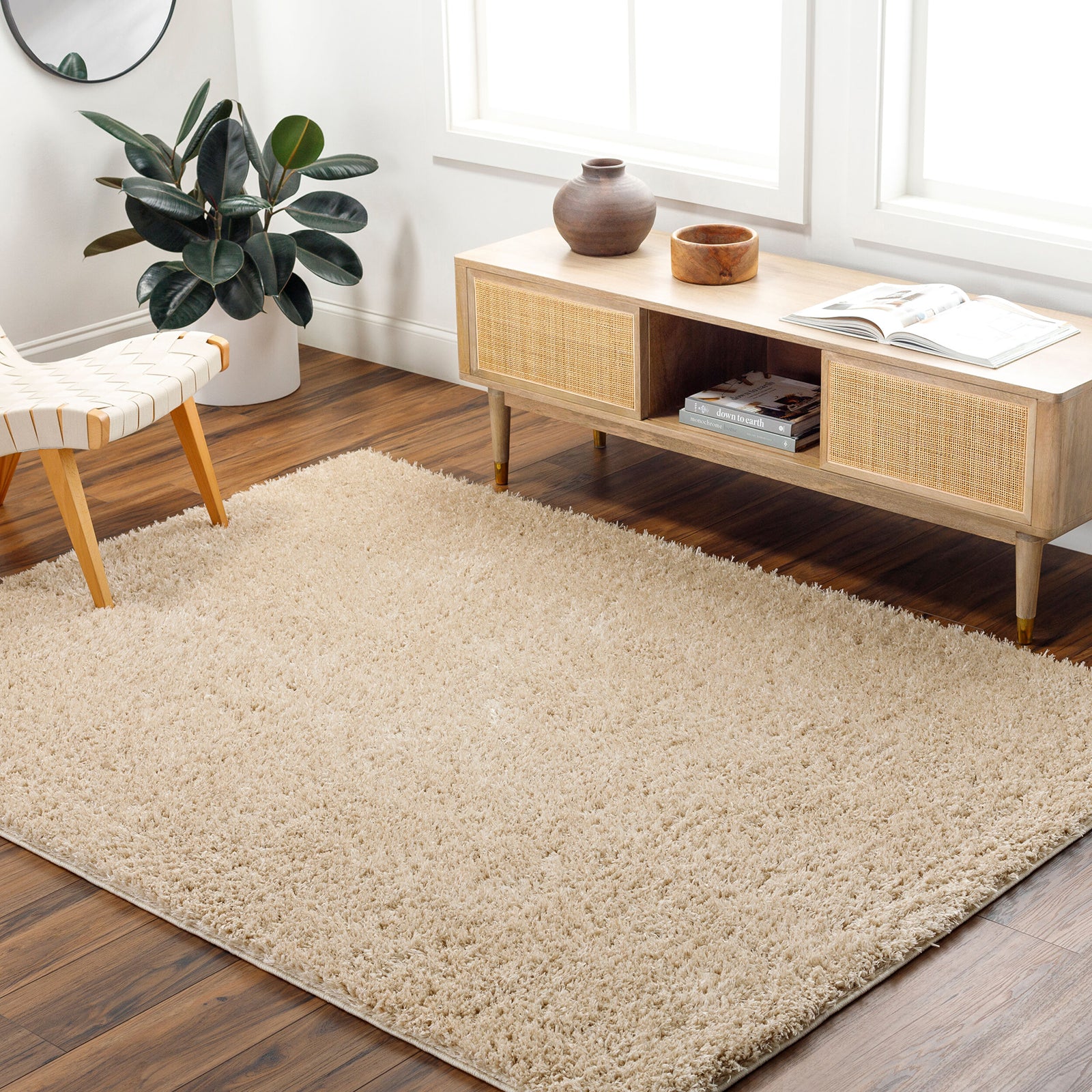 SOSO High Pile Shaggy Area Rug