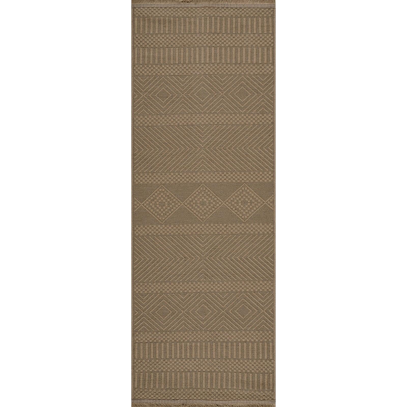 MYTHRI Machine Washable Jute Boho Area Rug