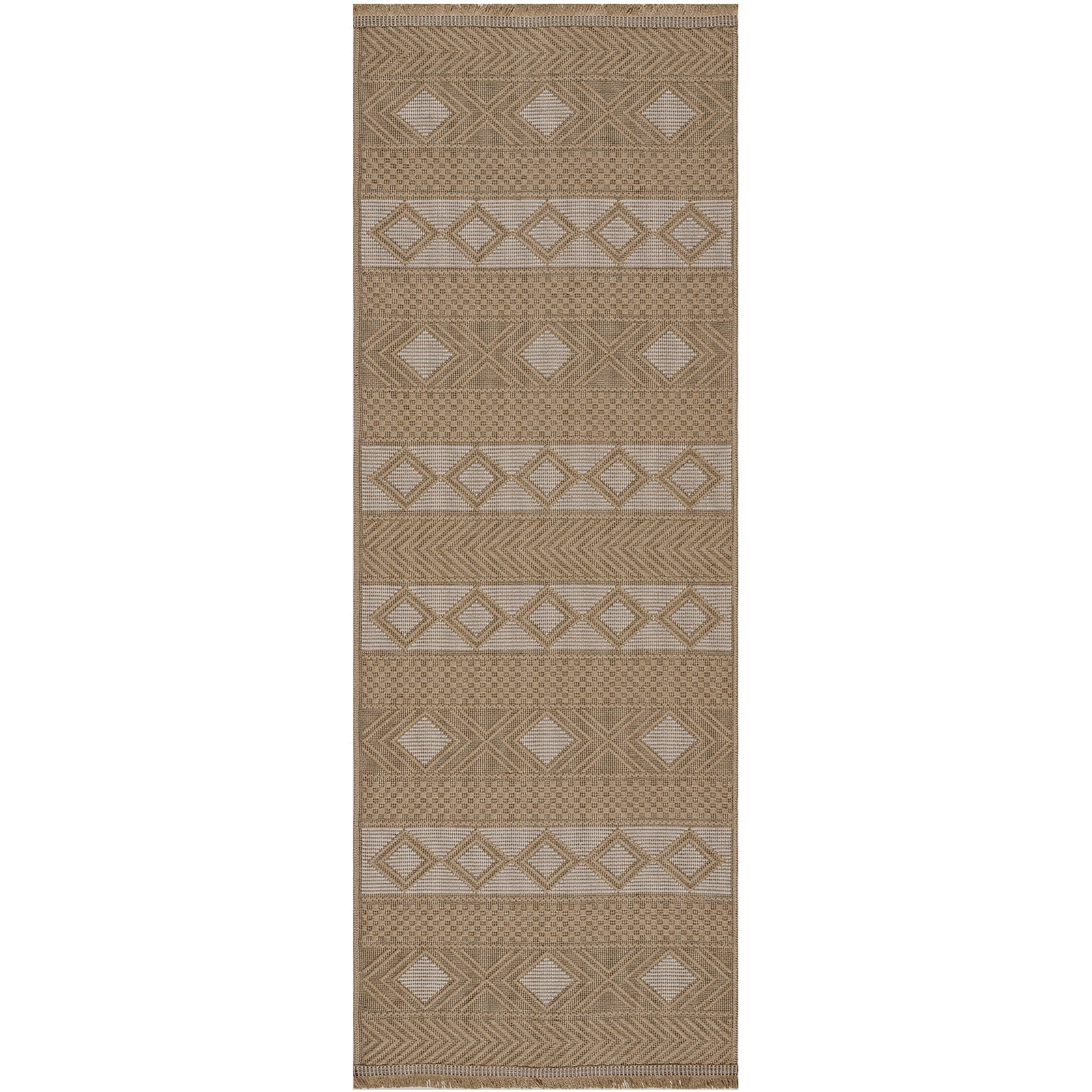 PARITA Machine Washable Jute Boho Area Rug