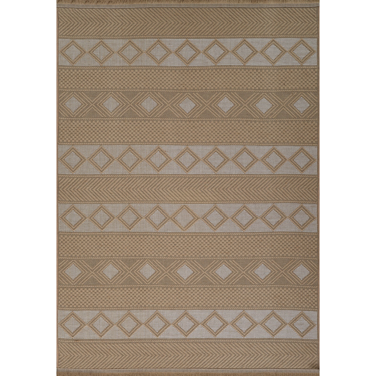 PARITA Machine Washable Jute Boho Area Rug