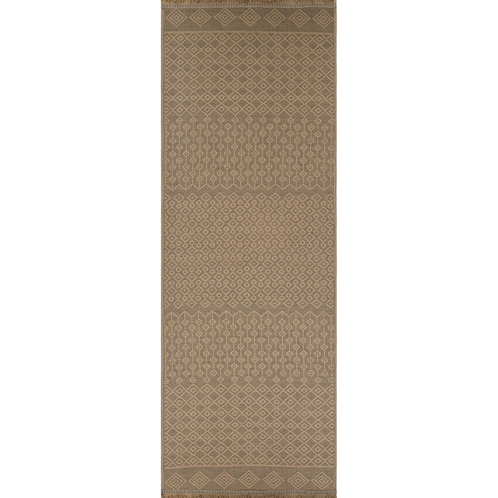 KASHVI Machine Washable Jute Boho Area Rug