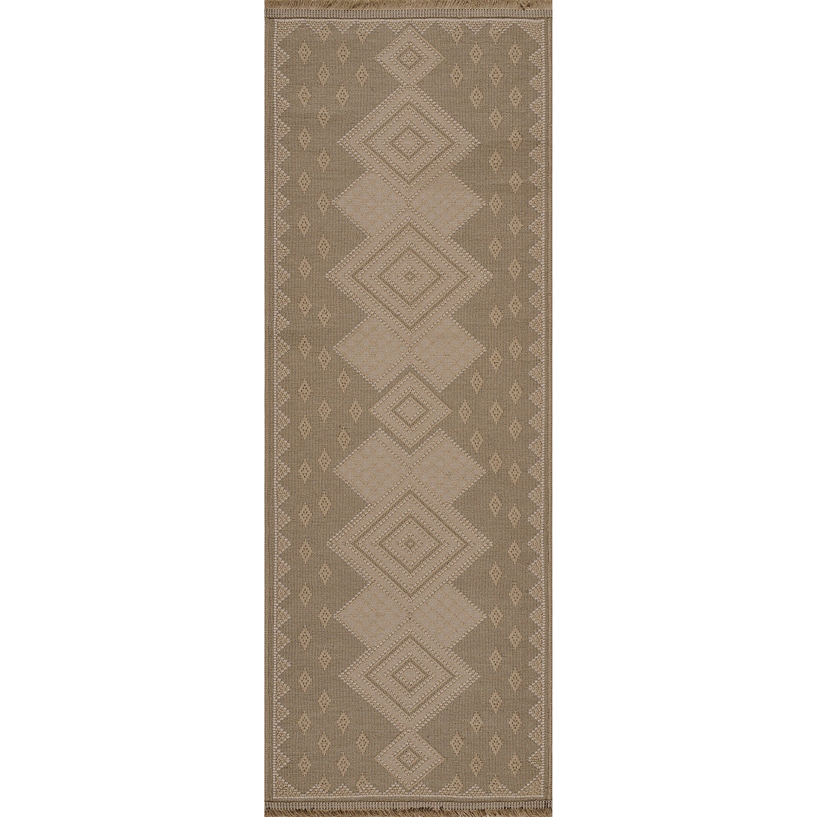 ORANOS Machine Washable Jute Boho Area Rug