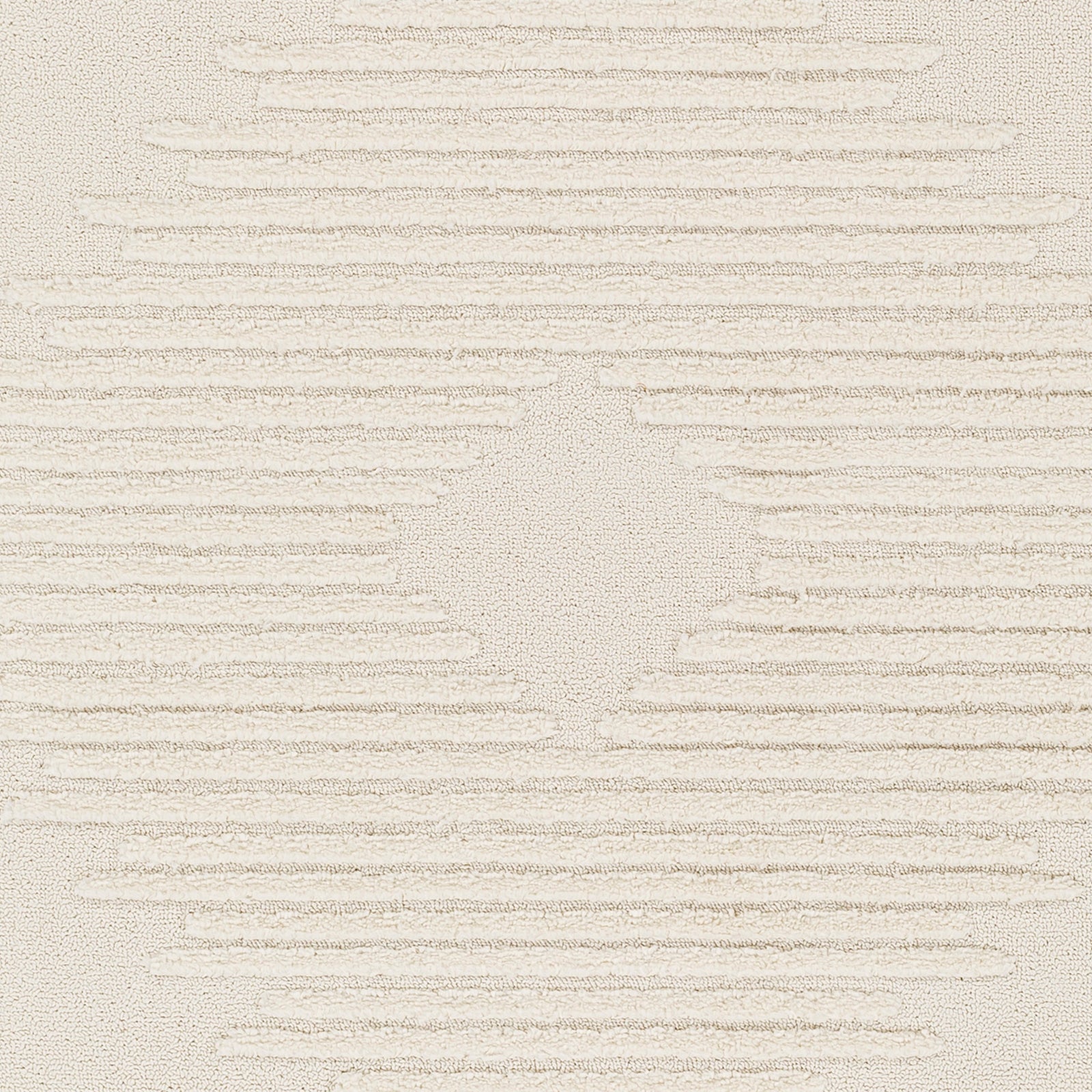 SLOAN Berber Global High Pile Ivory Area Rug