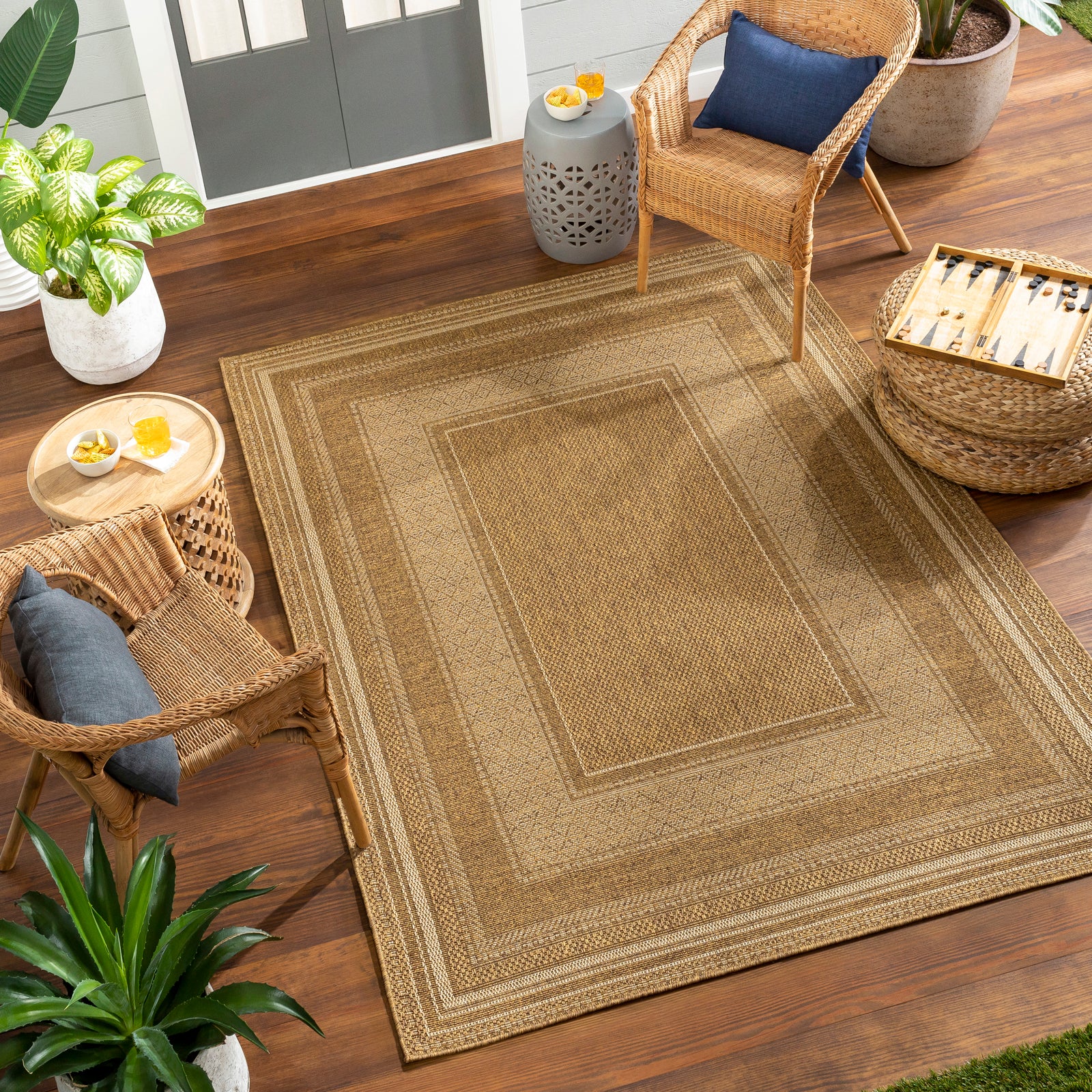 SIDDHI In- /Outdoor Jute-Look Rug