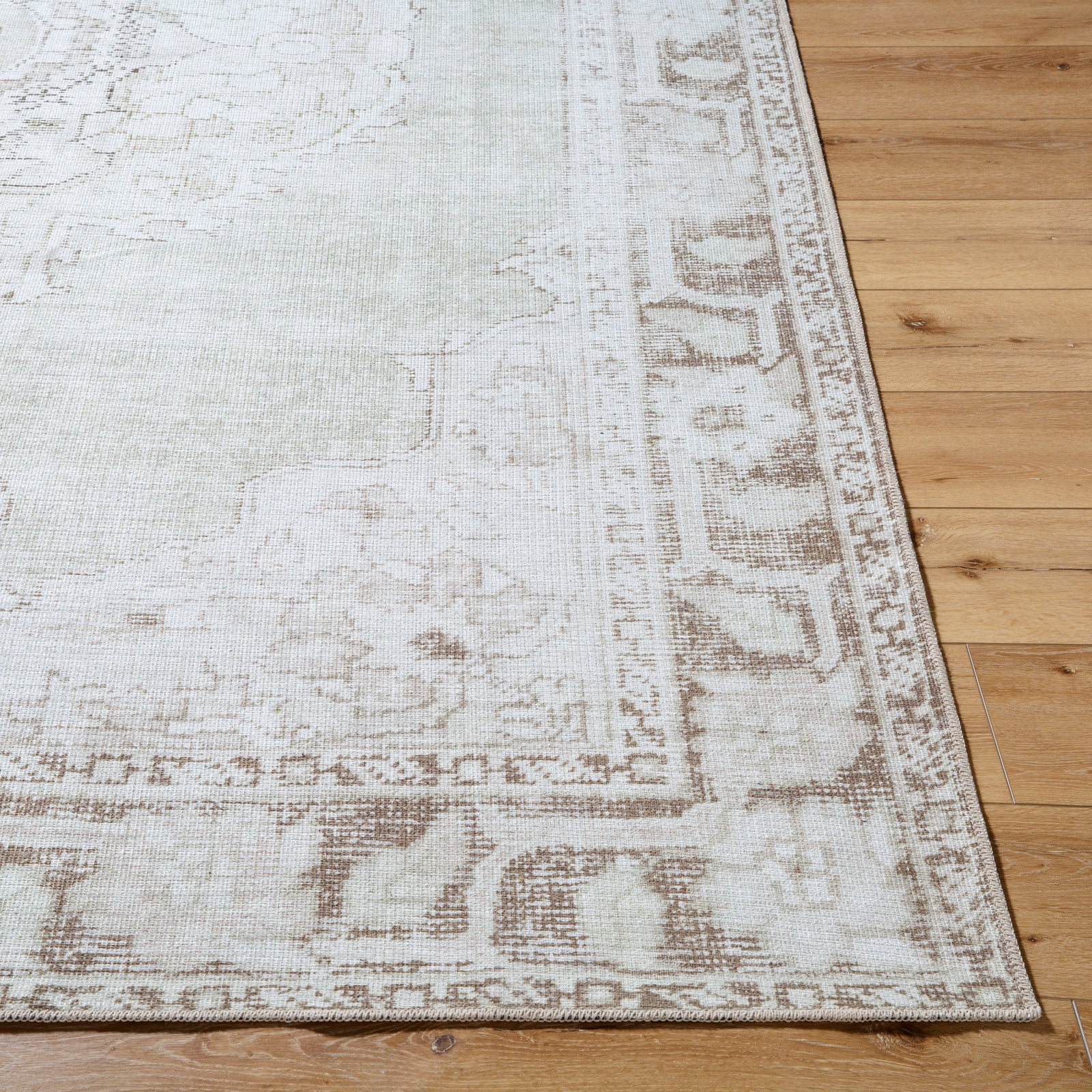 JALAPA Machine Washable Vintage Area Rug