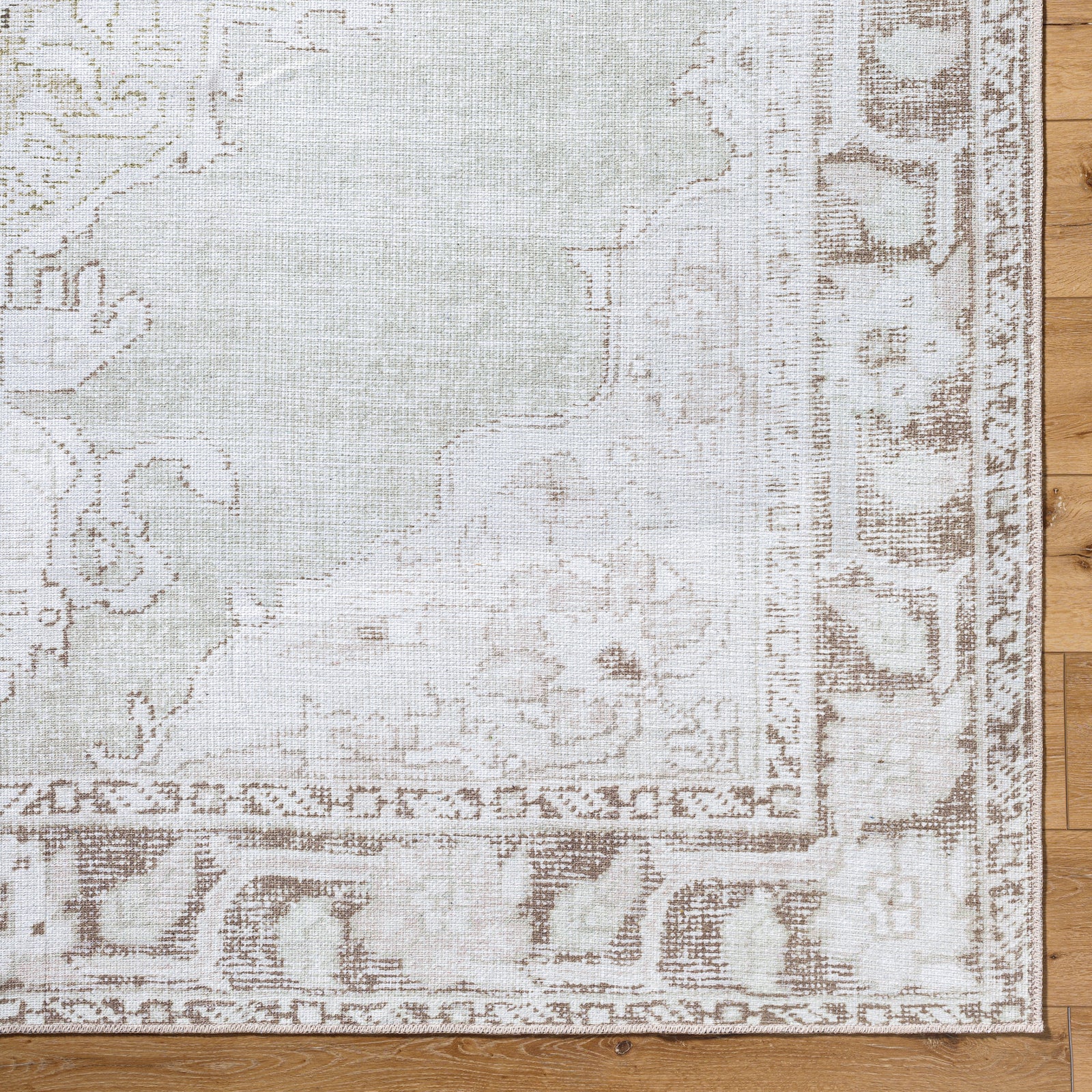 JALAPA Machine Washable Vintage Area Rug