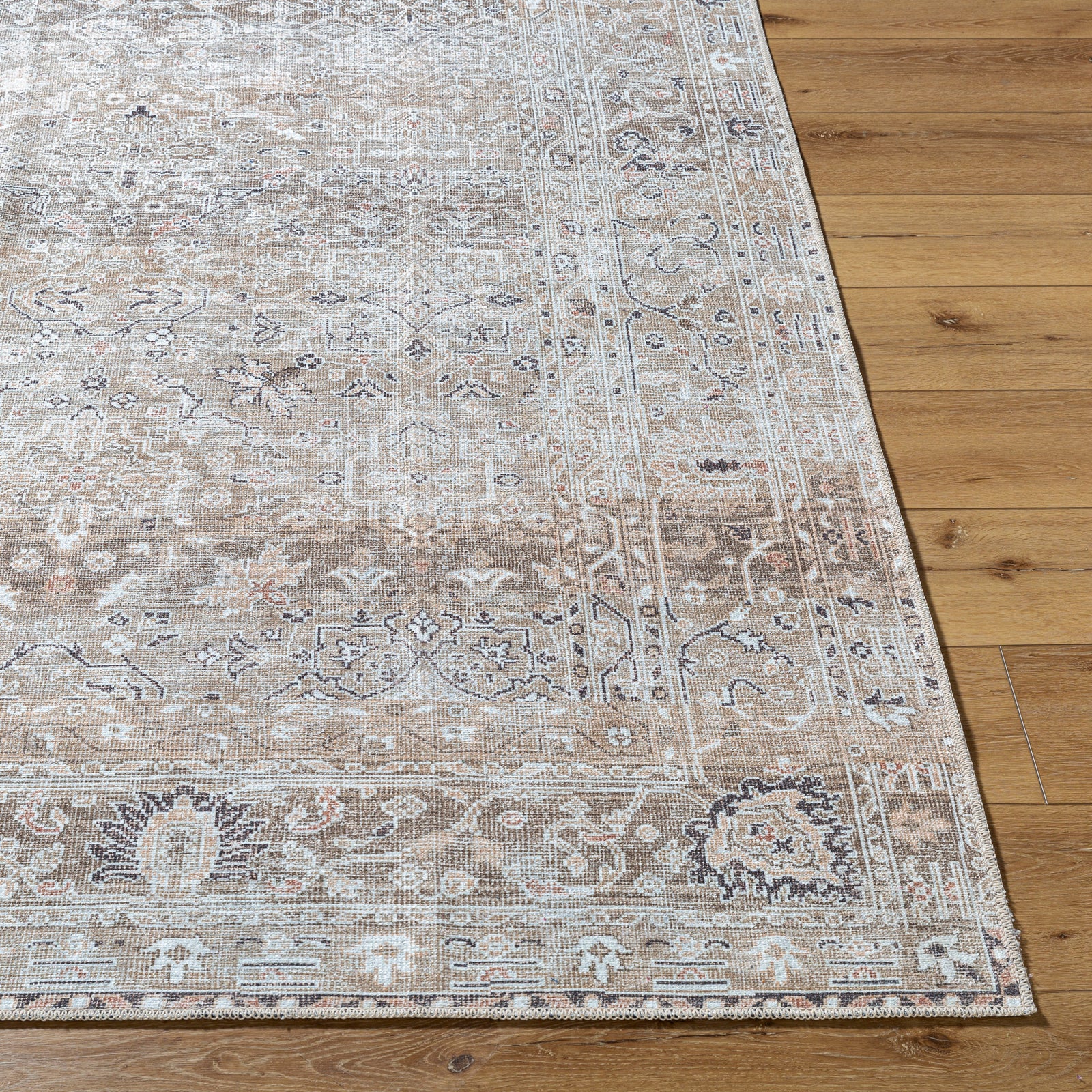 SONILA Machine Washable Vintage Area Rug