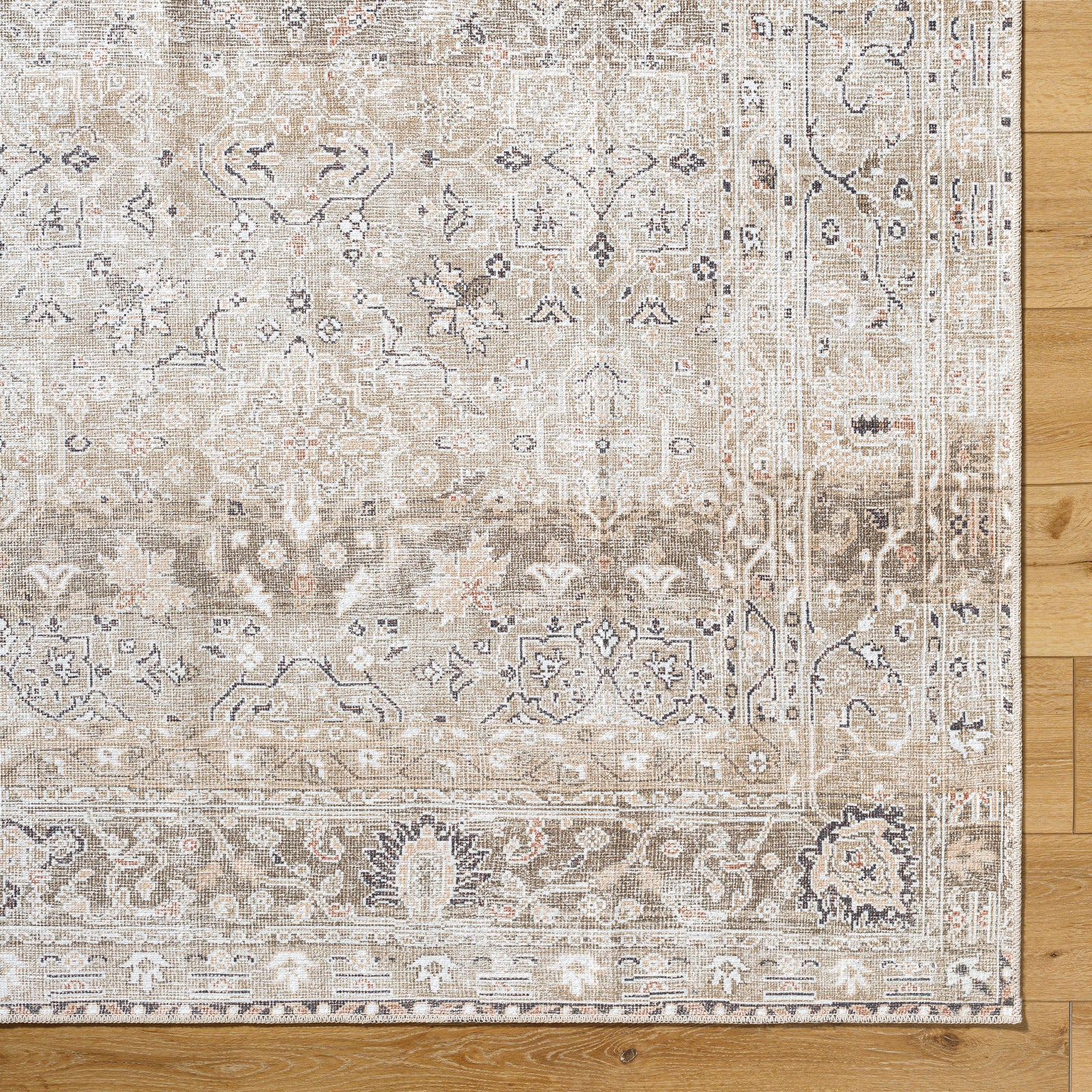 SONILA Machine Washable Vintage Area Rug