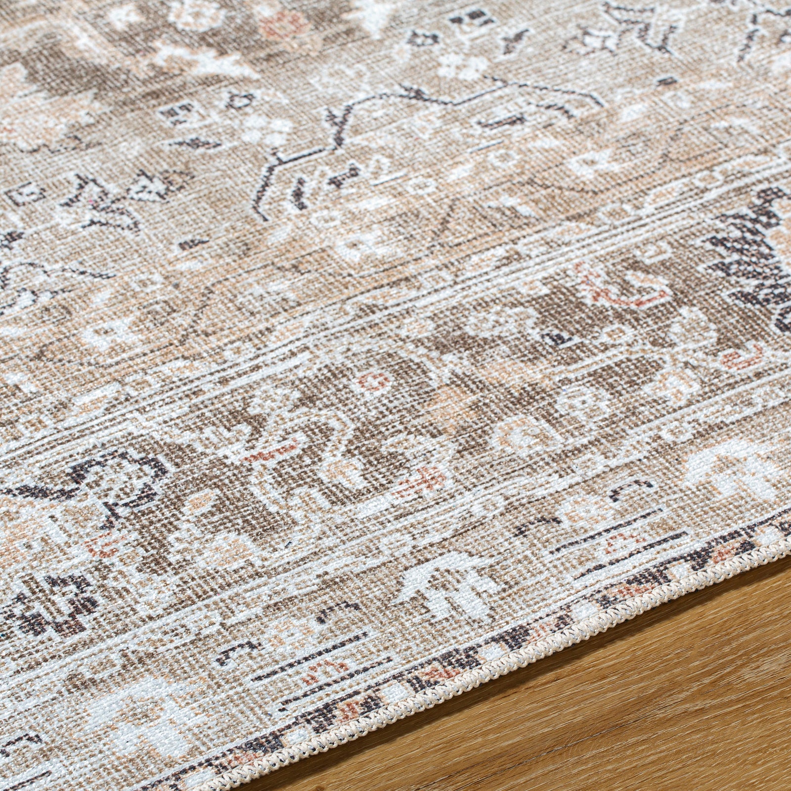 SONILA Machine Washable Vintage Area Rug