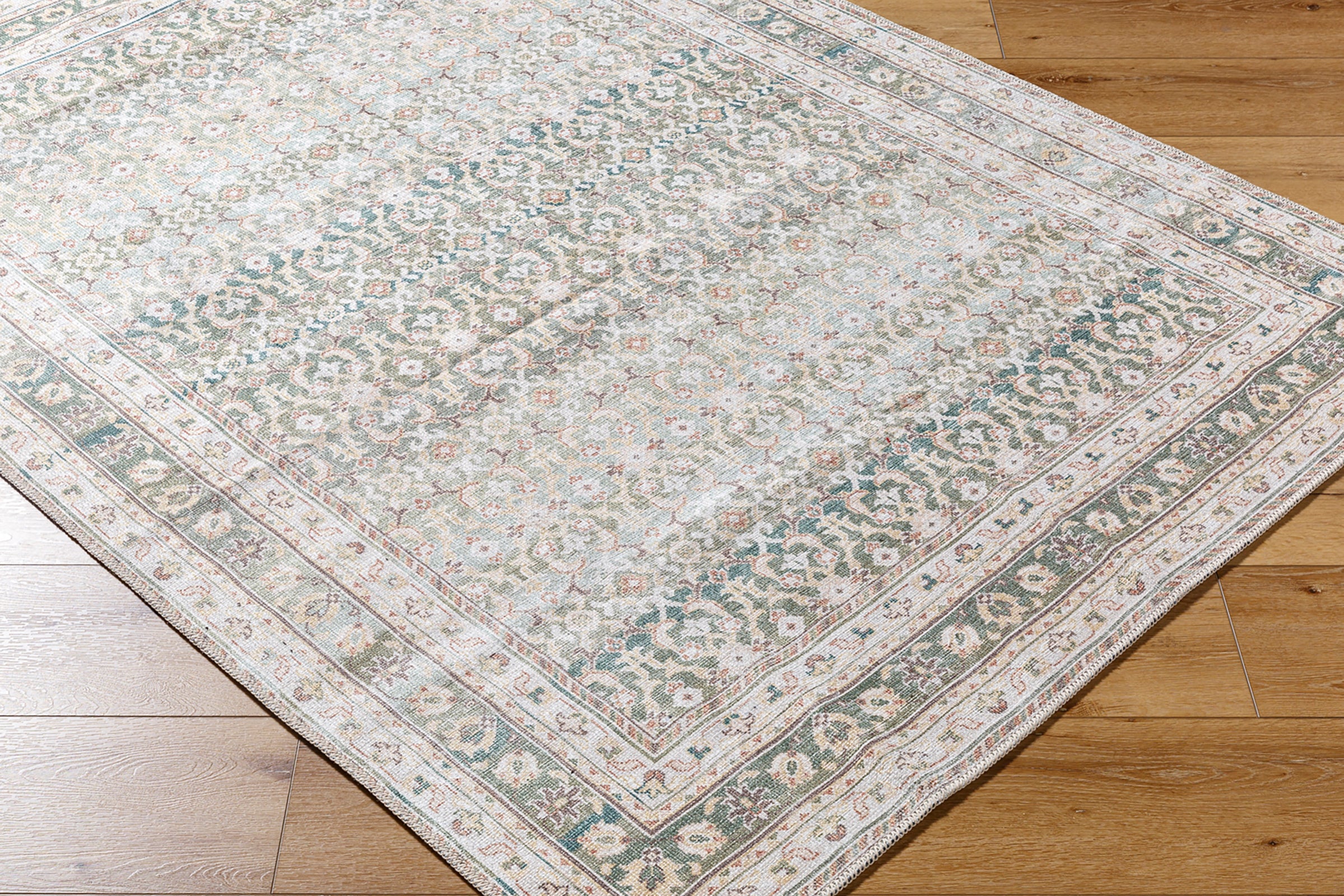ARMITA Machine Washable Vintage Area Rug