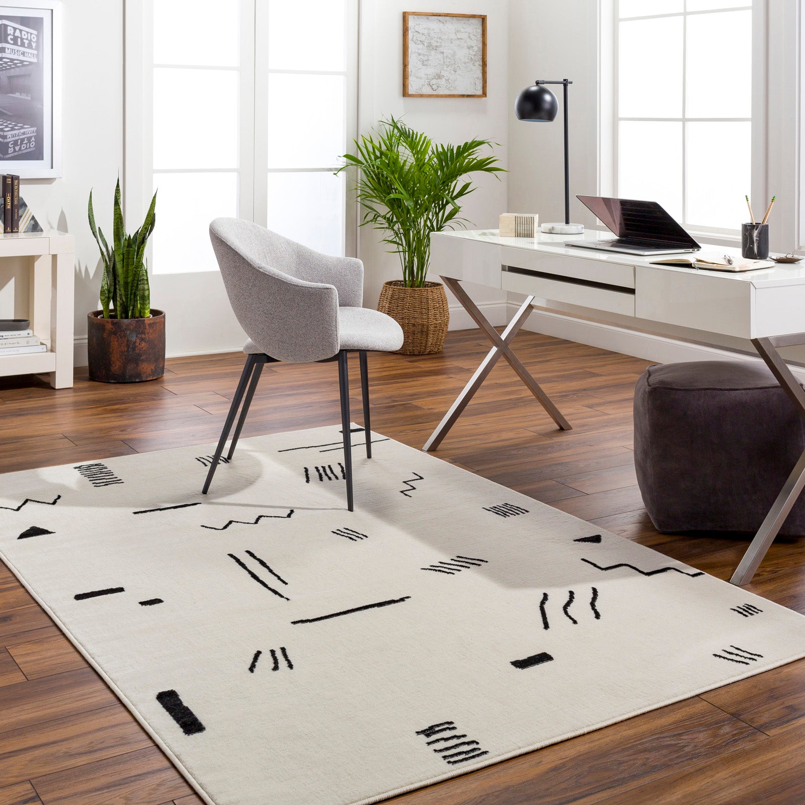 BIEBE Boho Skandi Area Rug