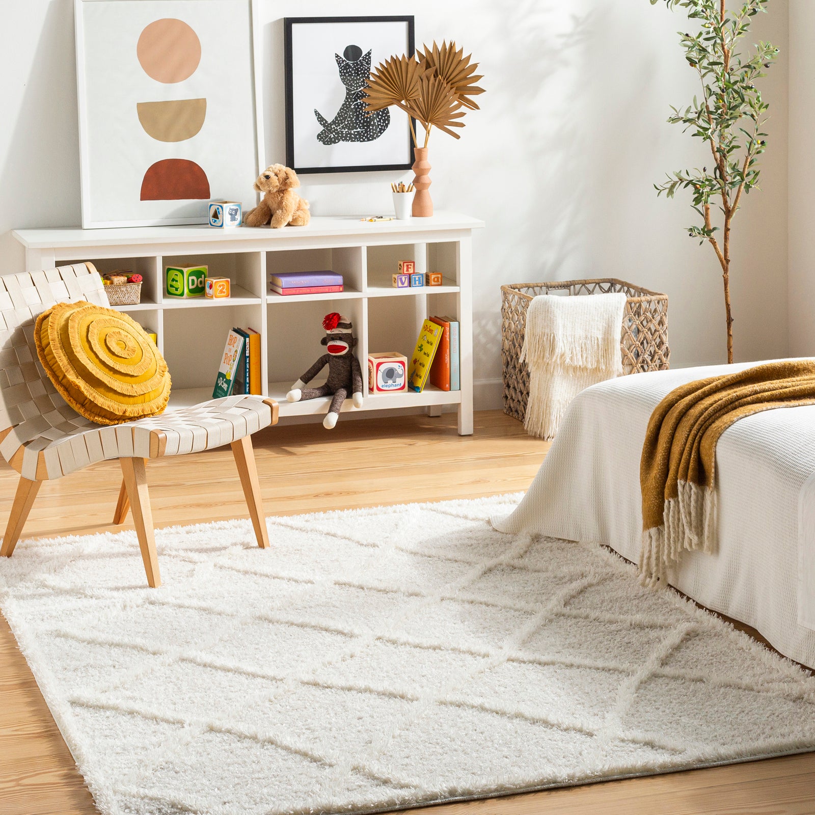 SUMAYA Boho Shaggy Area Rug