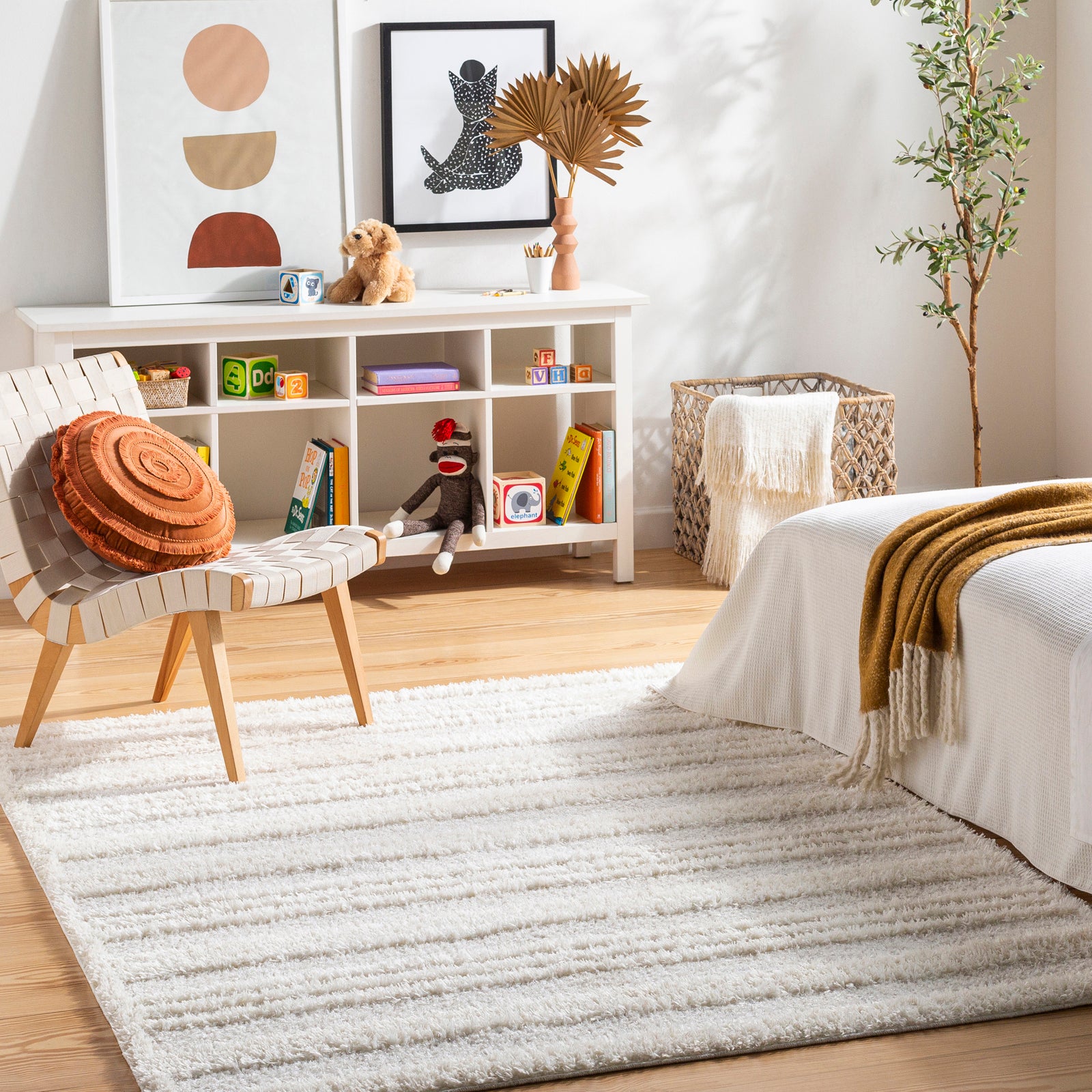 CHUMINI Modern Shaggy Area Rug