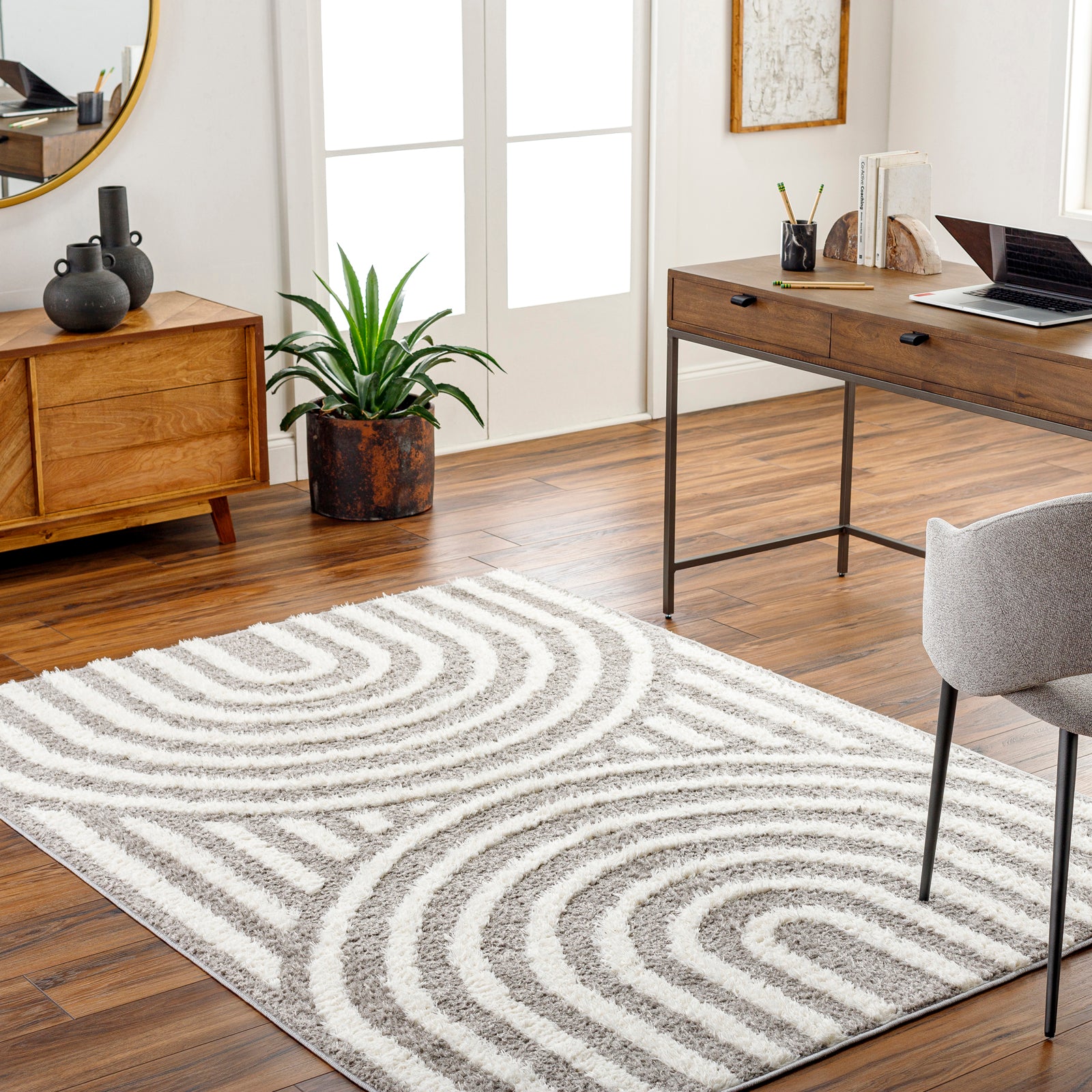 MARAVA Modern Shaggy Area Rug