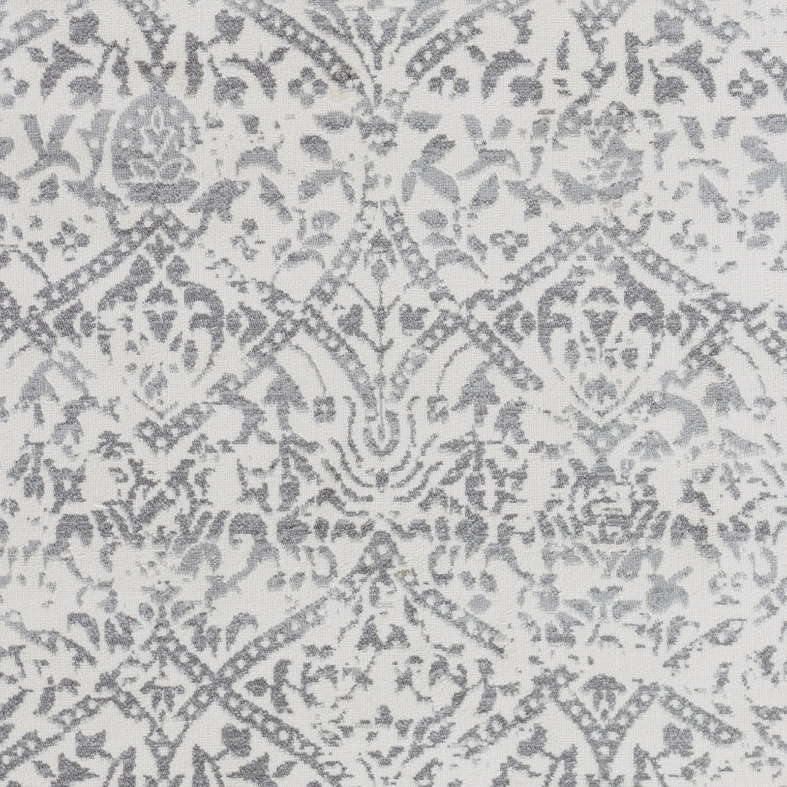 MARGAUX Vintage Traditional Oriental Boho Grey/Ivory Area Rug