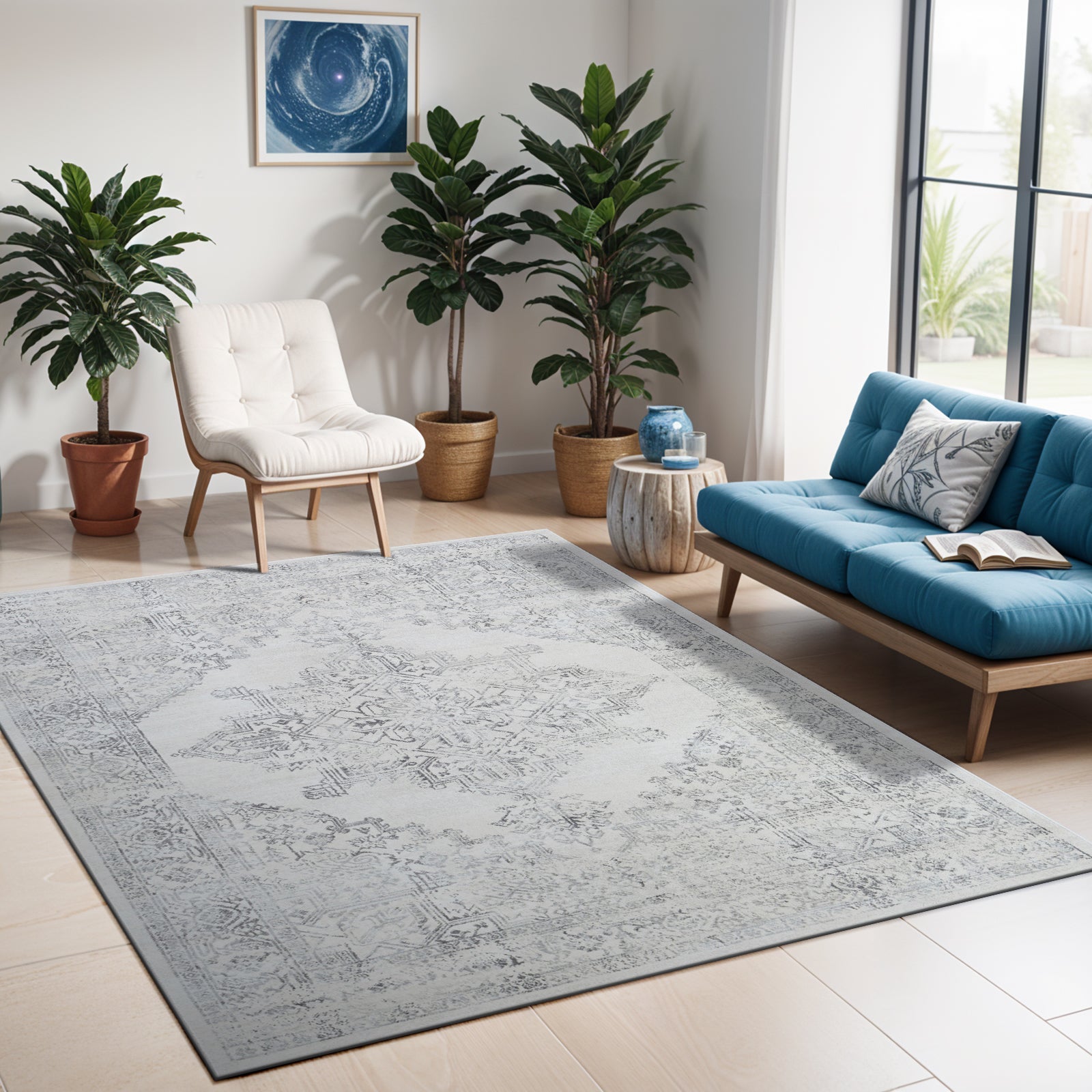 CEREN Oriental Vintage Runner Rug
