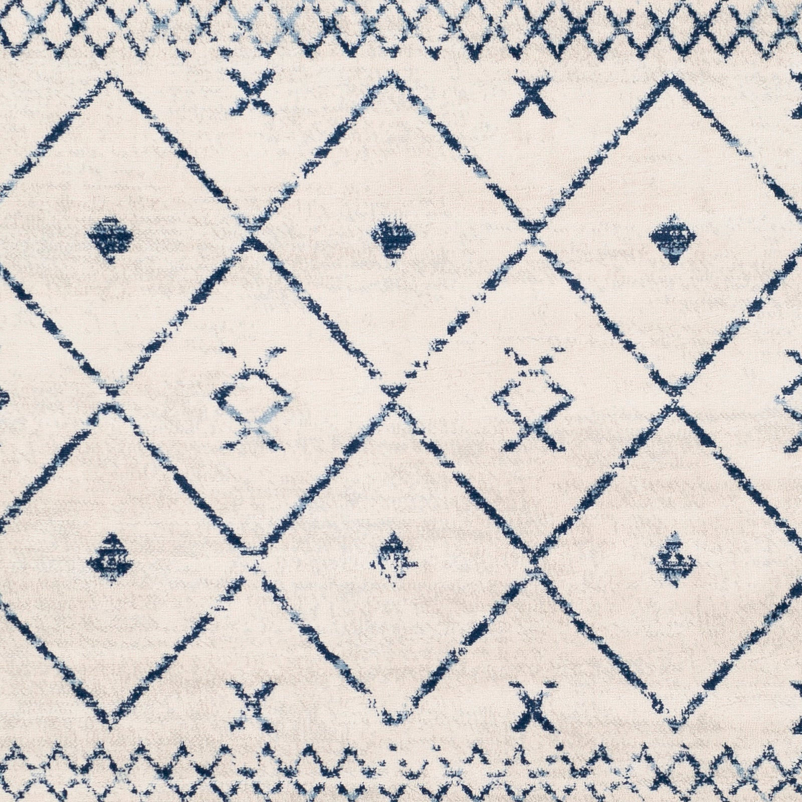 MYA Berber Modern Dark Blue Area Rug