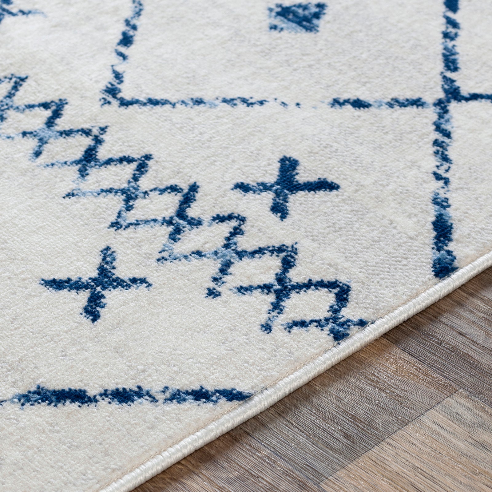 MYA Berber Modern Dark Blue Area Rug