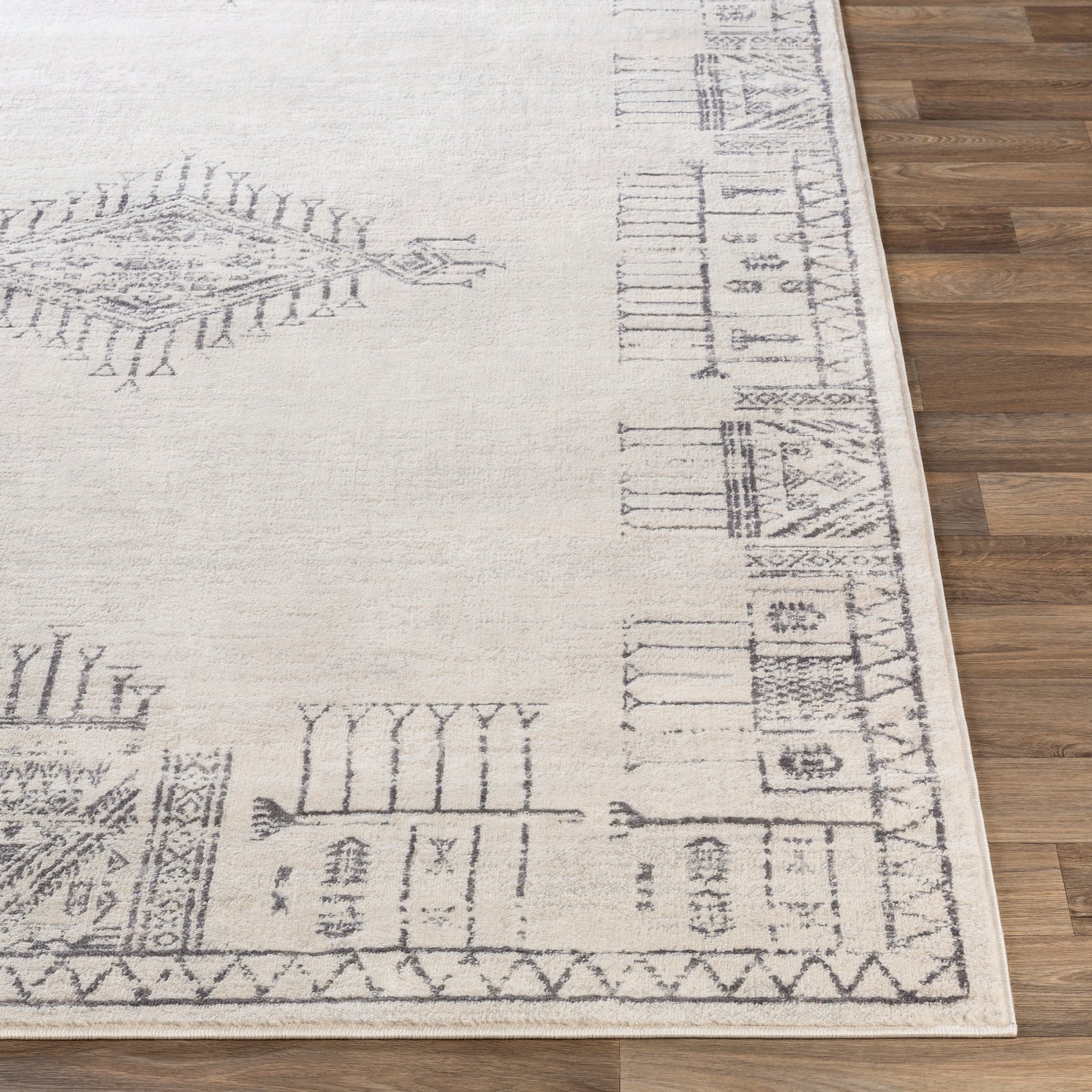 SOPHIE Vintage Traditional Oriental Boho Grey Area Rug
