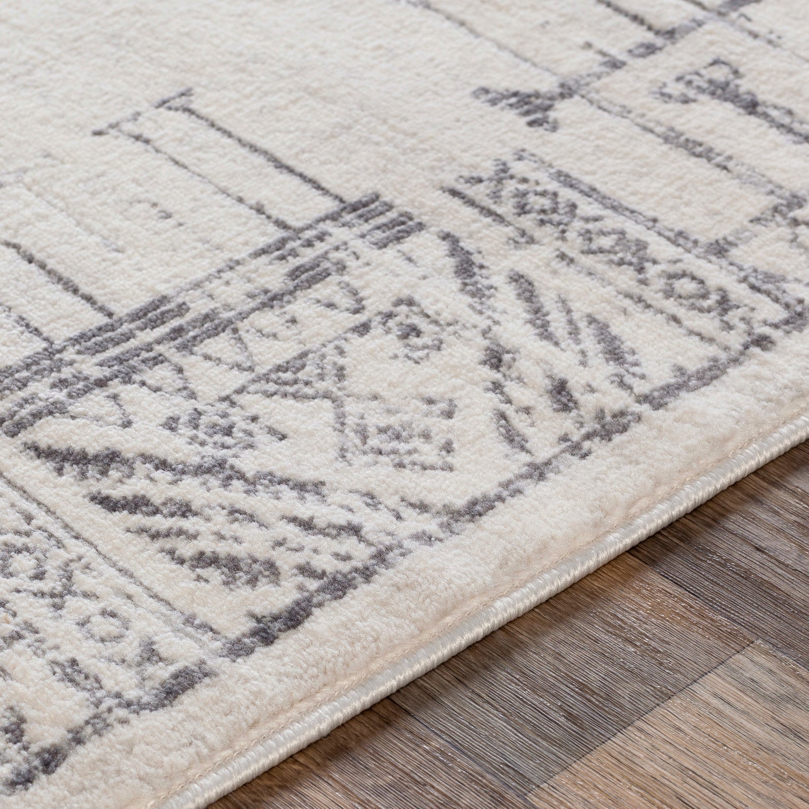 SOPHIE Vintage Traditional Oriental Boho Grey Area Rug