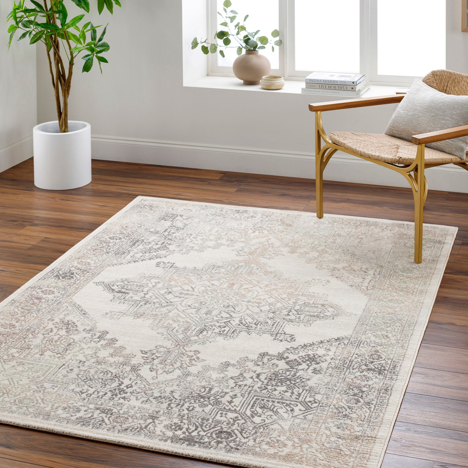 CEREN Oriental Vintage Runner Rug