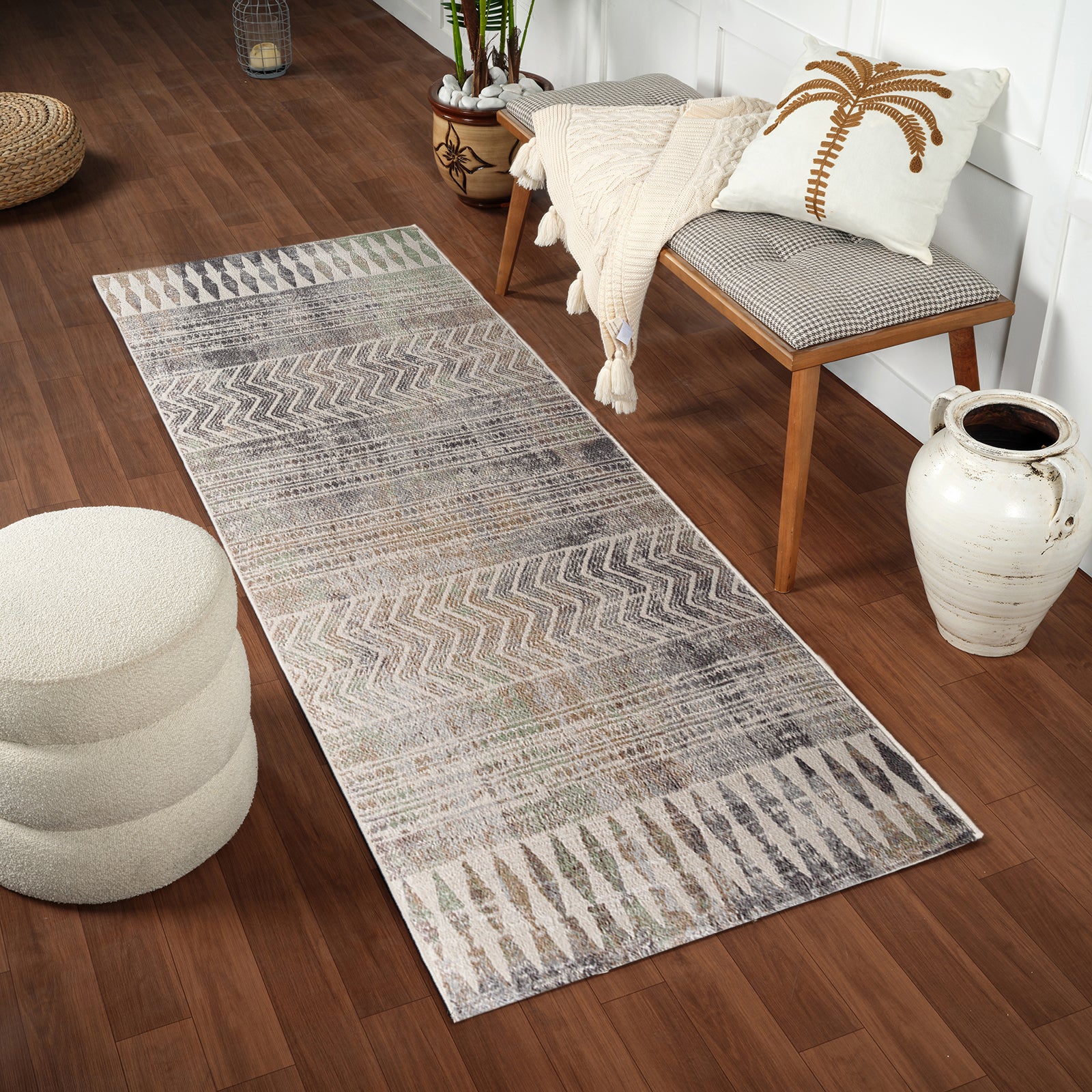 LOUNA Boho Skandi Runner Rug
