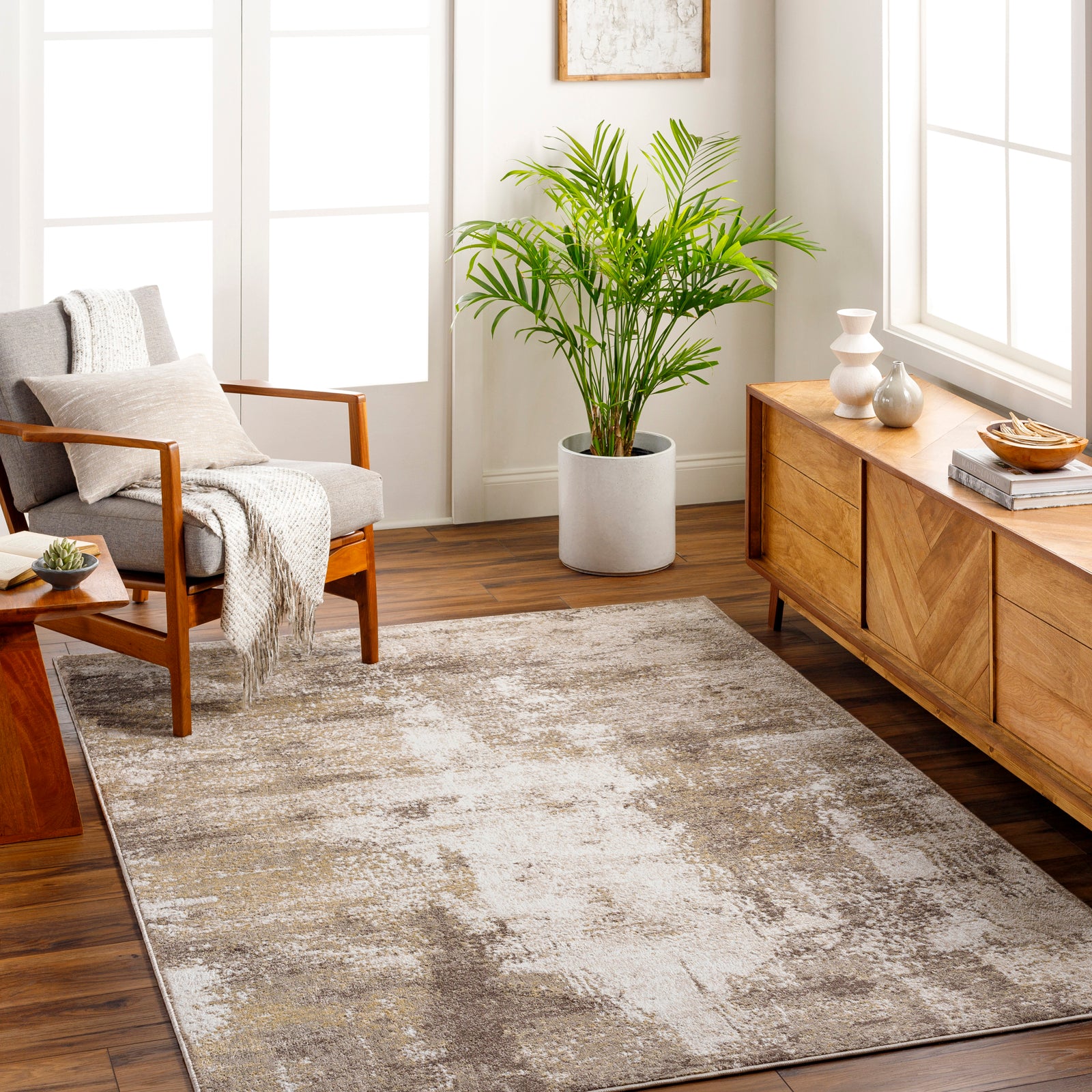 NALANY Modern Abstract Area Rug