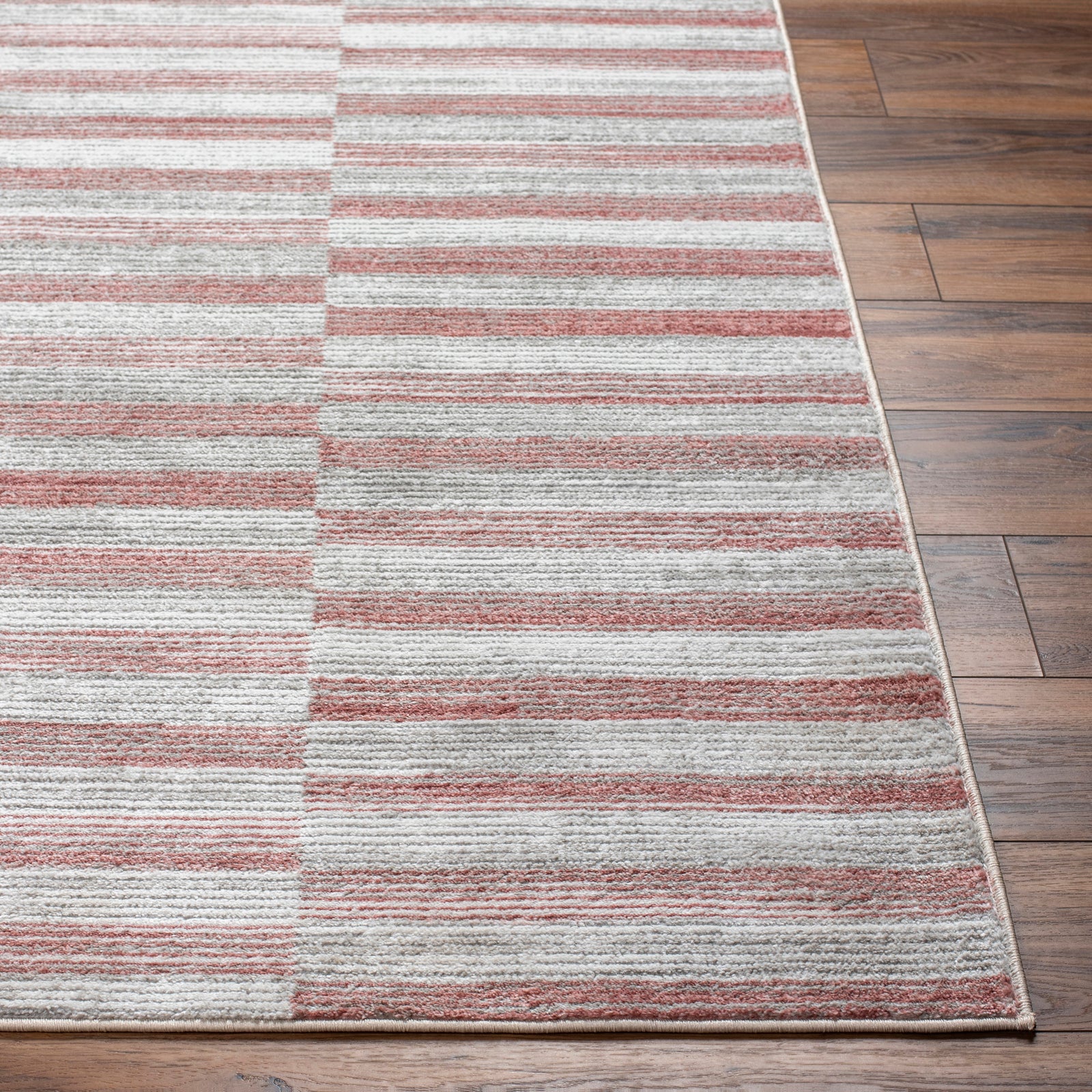 JONTHAN Scandi Modern Coral Area Rug