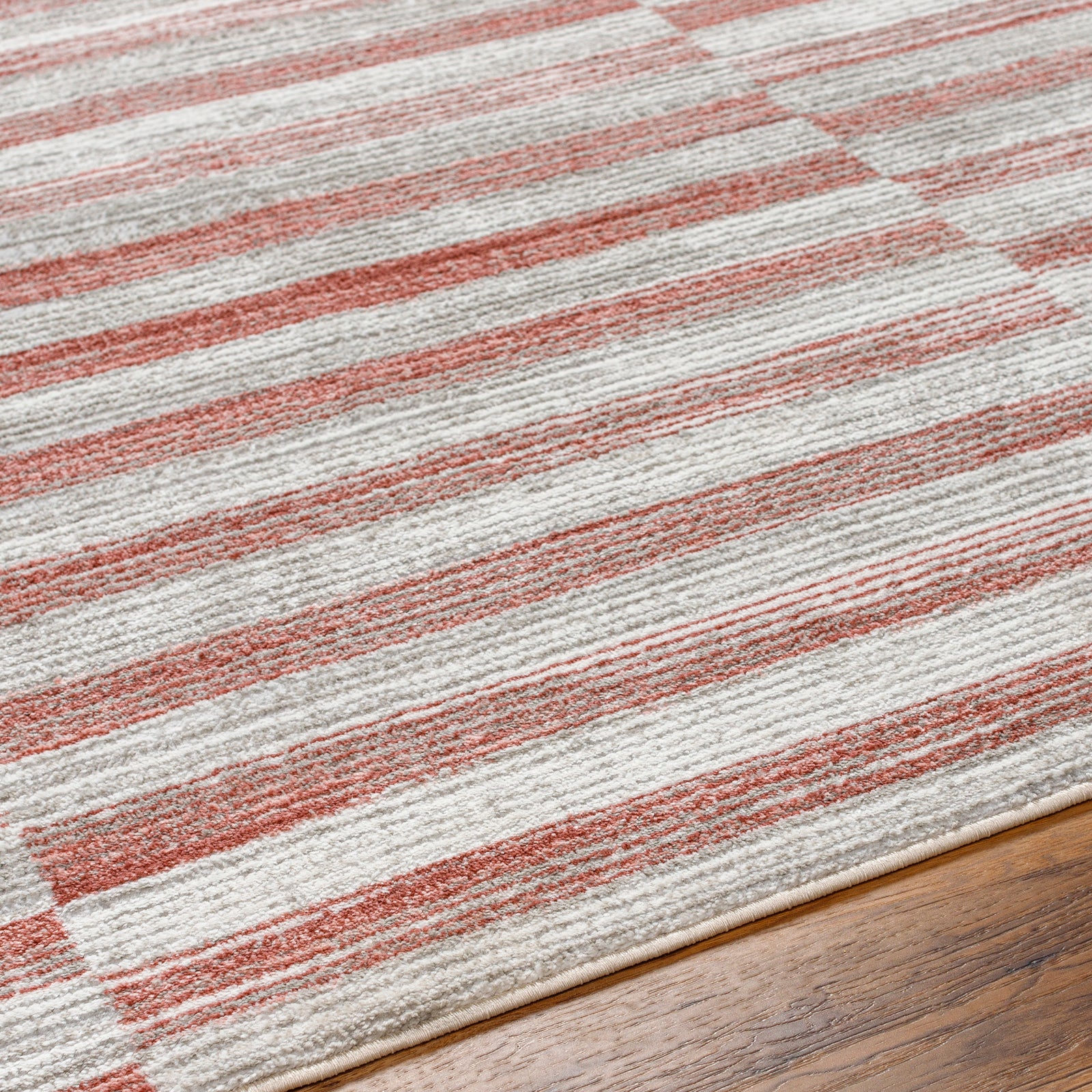 JONTHAN Scandi Modern Coral Area Rug