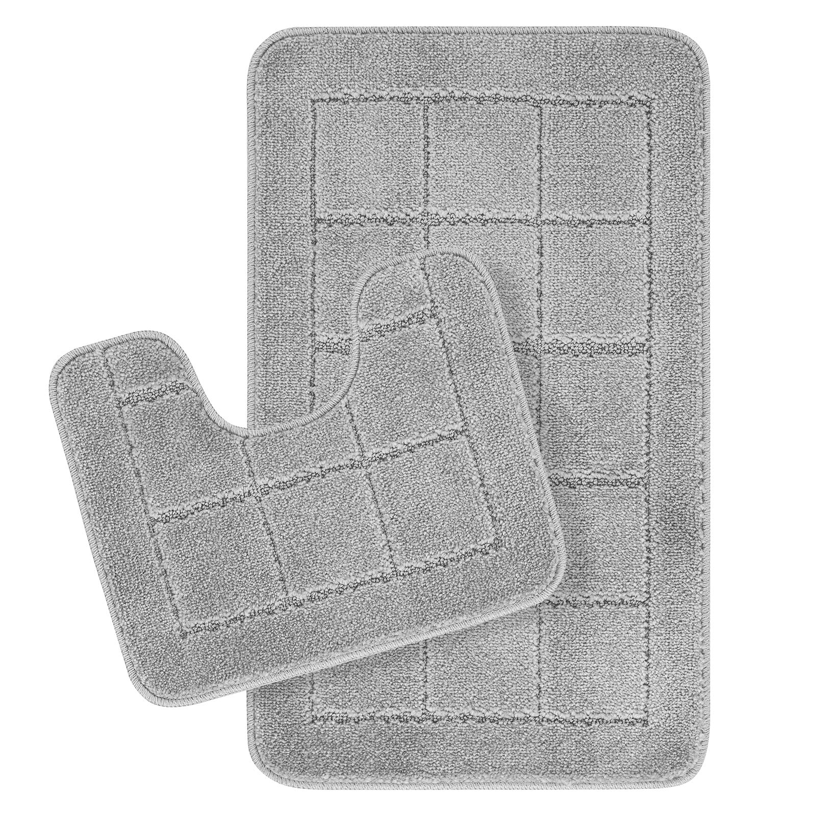 NOELLE 2 Machine Washable Anti-Slip Bathroom Area Rugs