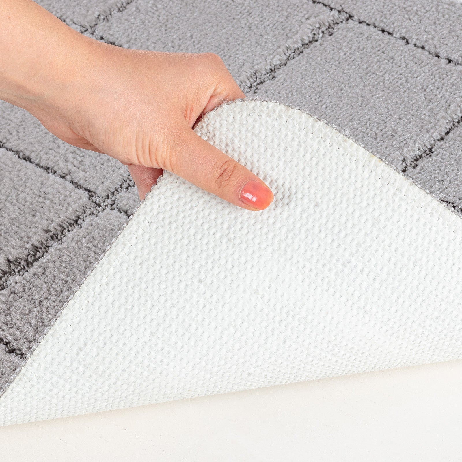 NOELLE 2 Machine Washable Anti-Slip Bathroom Area Rugs