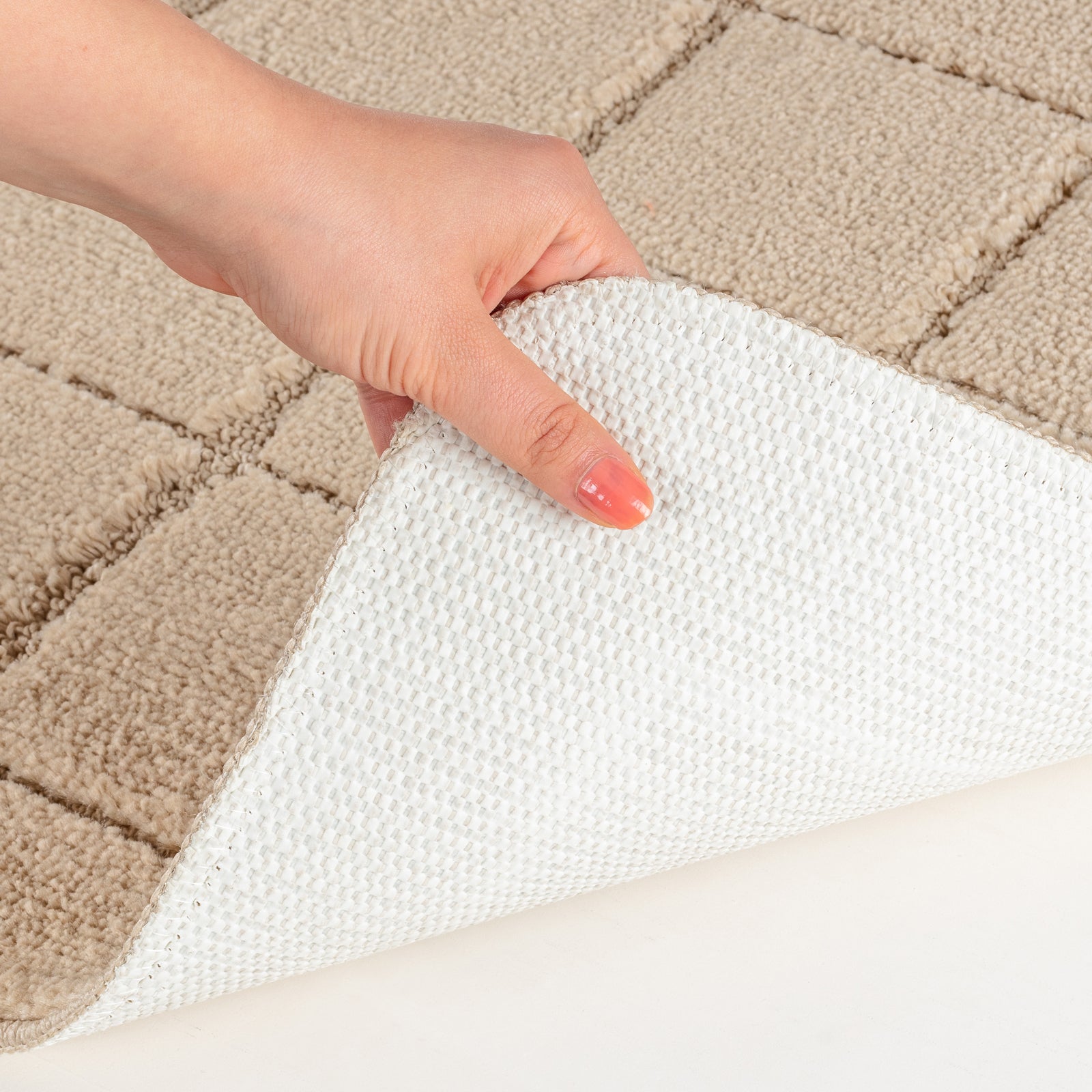 NOELLE 2 Machine Washable Anti-Slip Bathroom Area Rugs