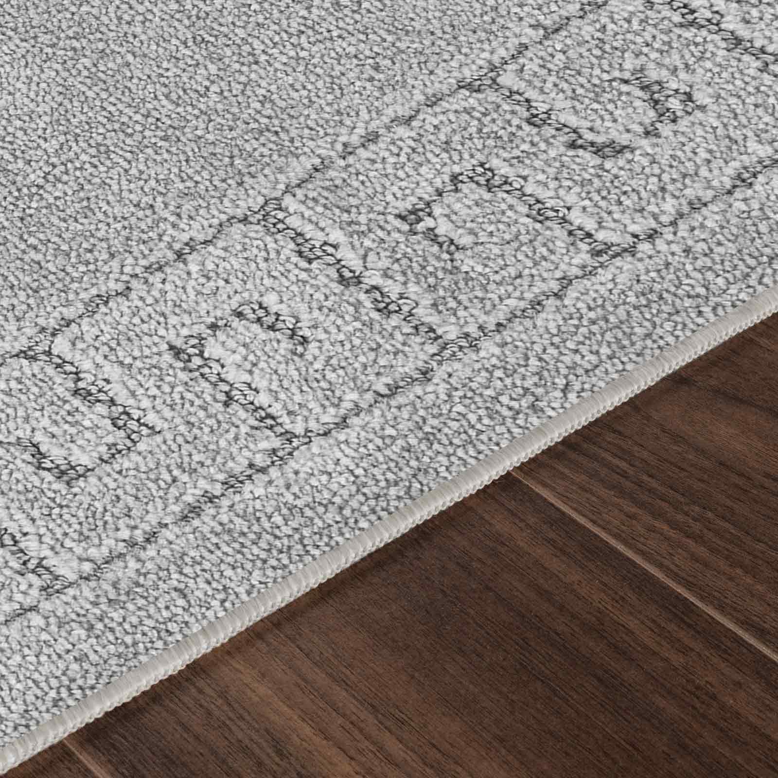 POPPY 2 Machine Washable Anti-Slip Bathroom Area Rugs