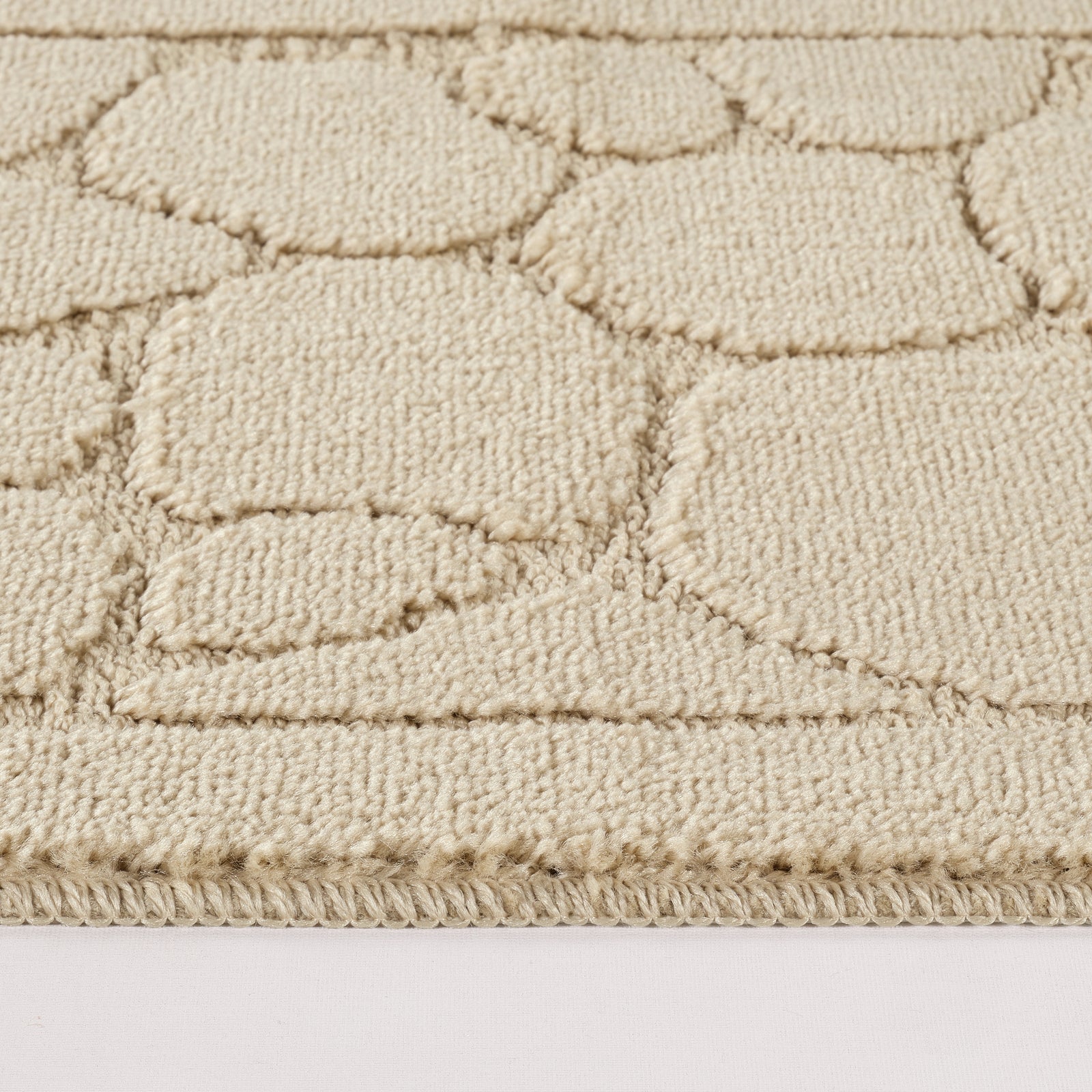 OLIVE 2 Machine Washable Anti-Slip Bathroom Area Rugs