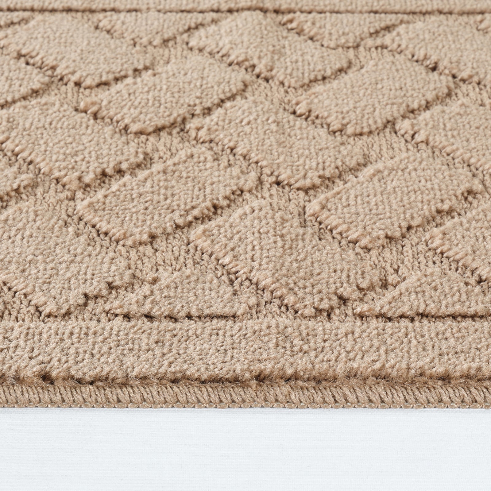 NILAH 2 Machine Washable Anti-Slip Bathroom Area Rugs