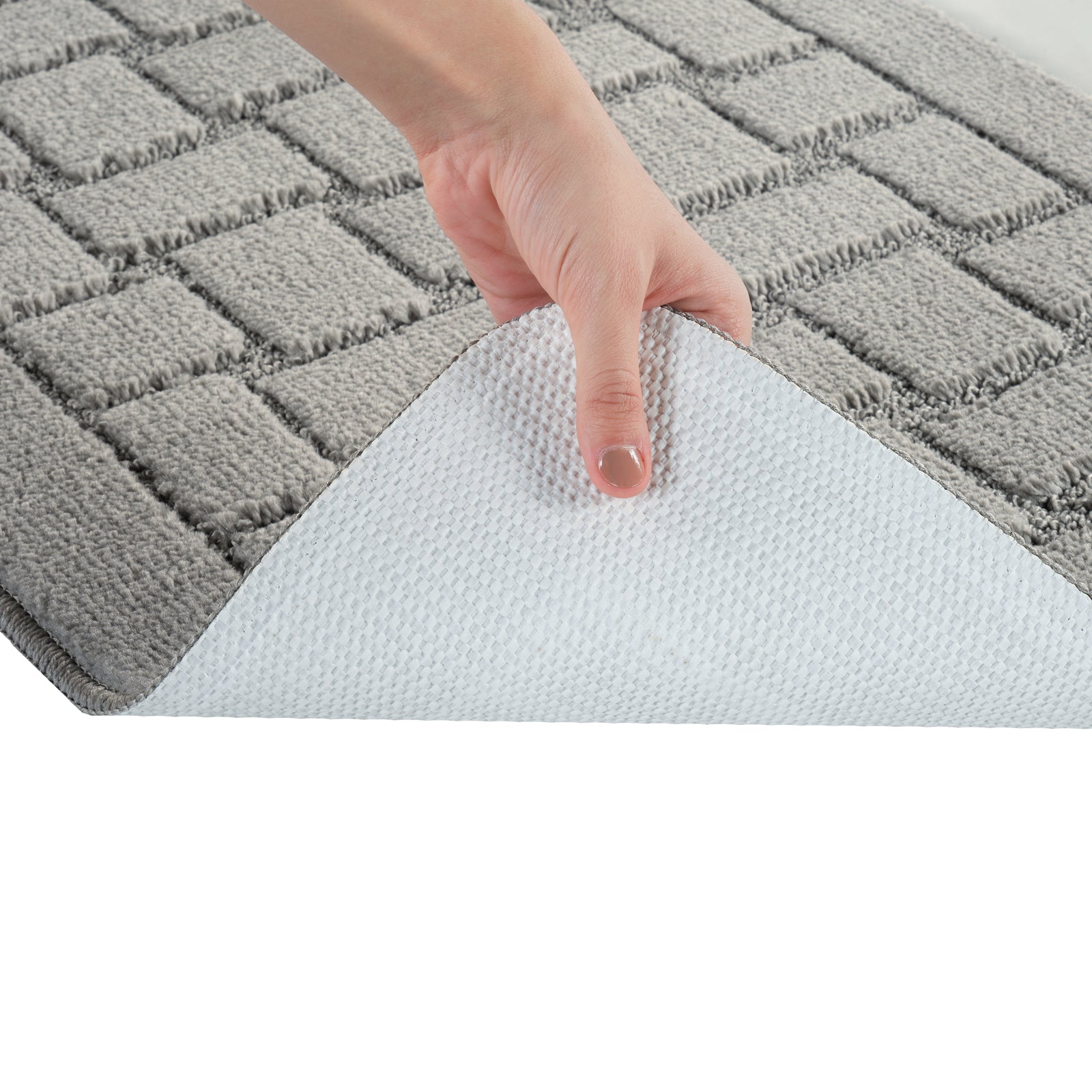 TEGAN 2 Machine Washable Anti-Slip Bathroom Area Rugs