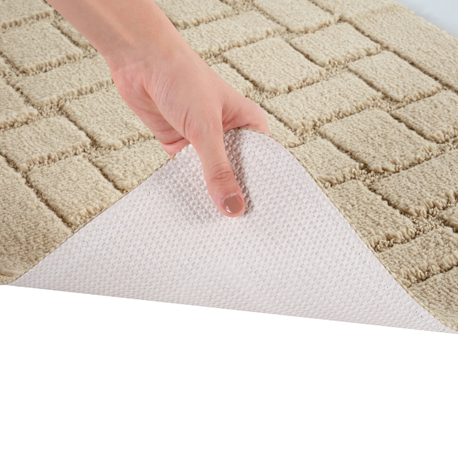 TEGAN 2 Machine Washable Anti-Slip Bathroom Area Rugs