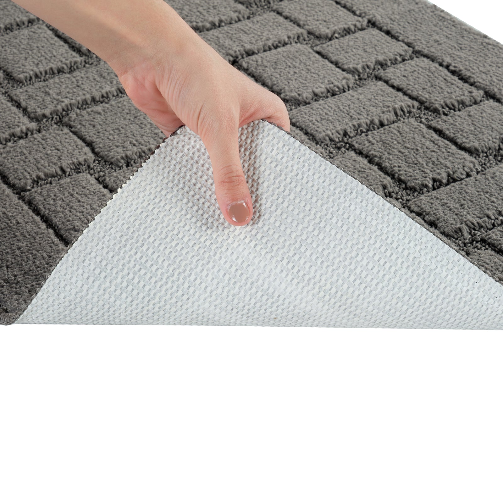 TEGAN 2 Machine Washable Anti-Slip Bathroom Area Rugs