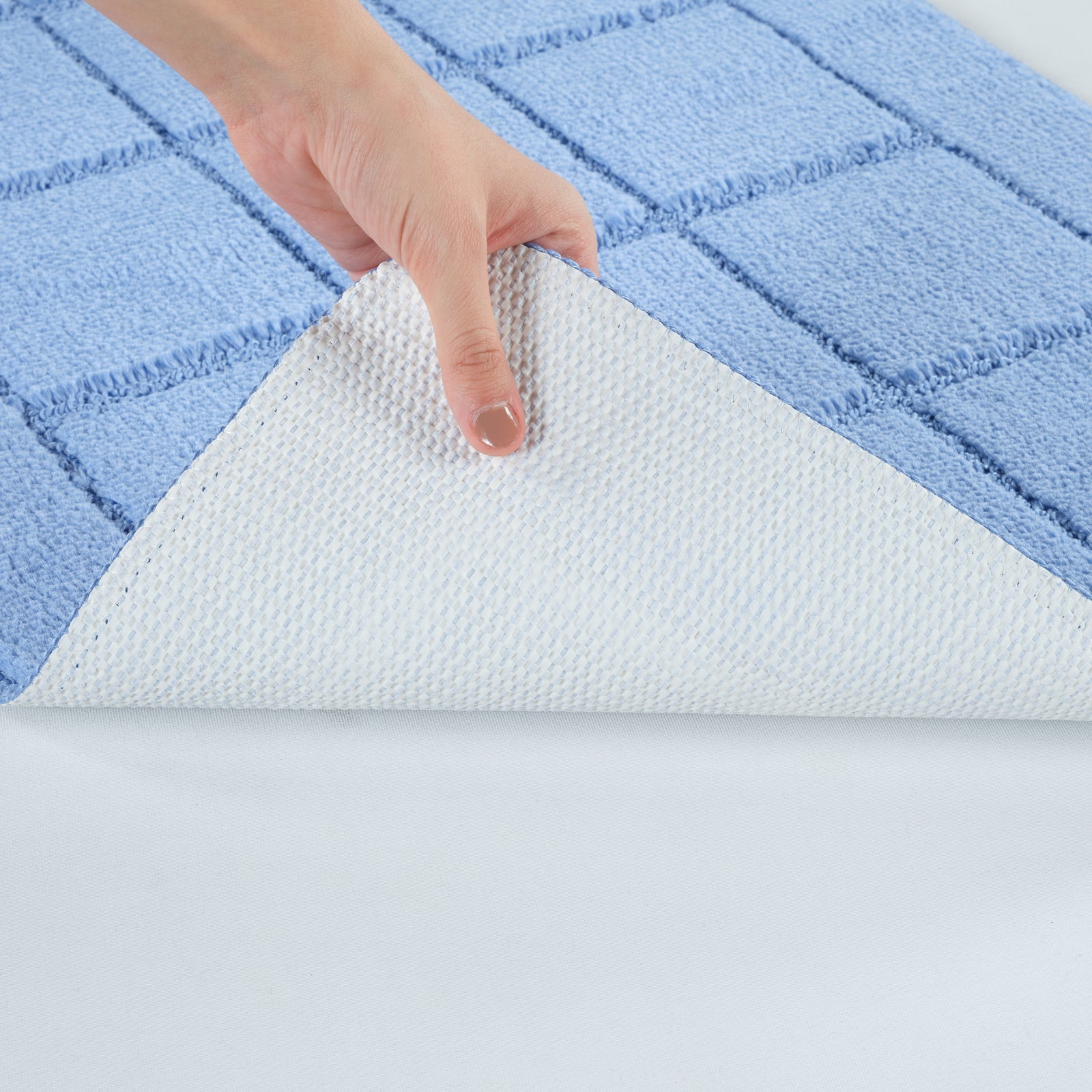 NOELLE 2 Machine Washable Anti-Slip Bathroom Area Rugs