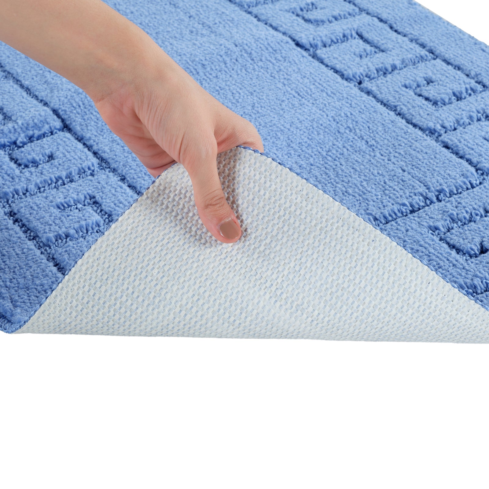 POPPY 2 Machine Washable Anti-Slip Bathroom Area Rugs