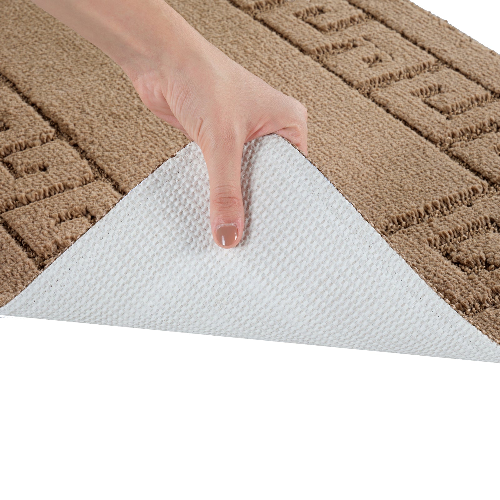 POPPY 2 Machine Washable Anti-Slip Bathroom Area Rugs