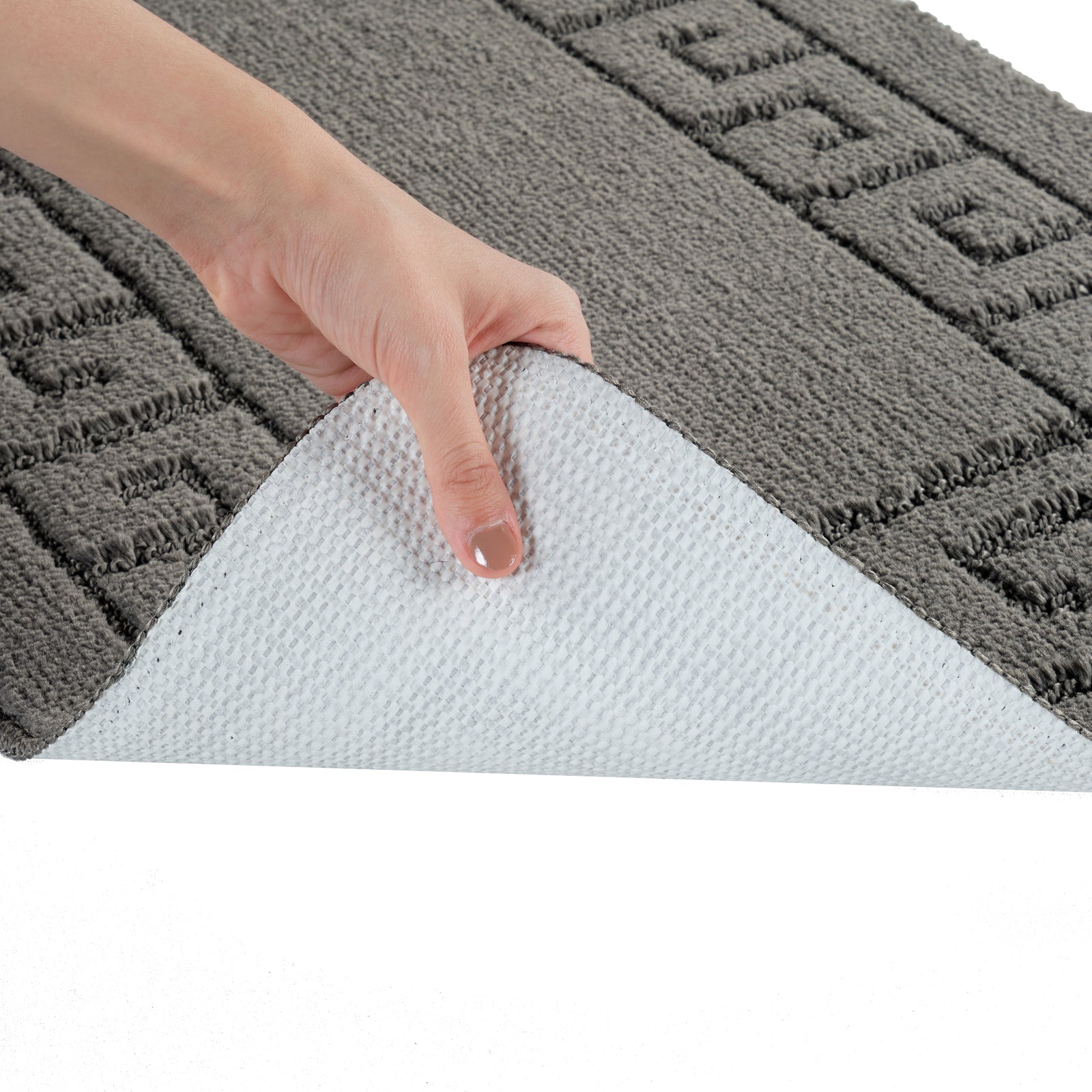 POPPY 2 Machine Washable Anti-Slip Bathroom Area Rugs