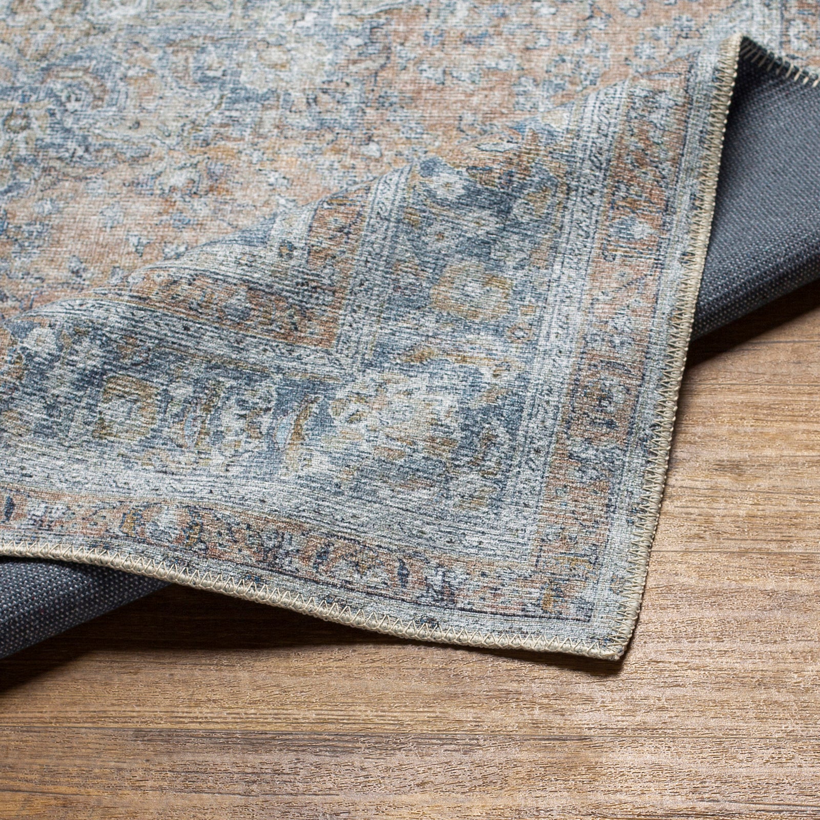 FLORA Machine Washable Vintage Area Rug