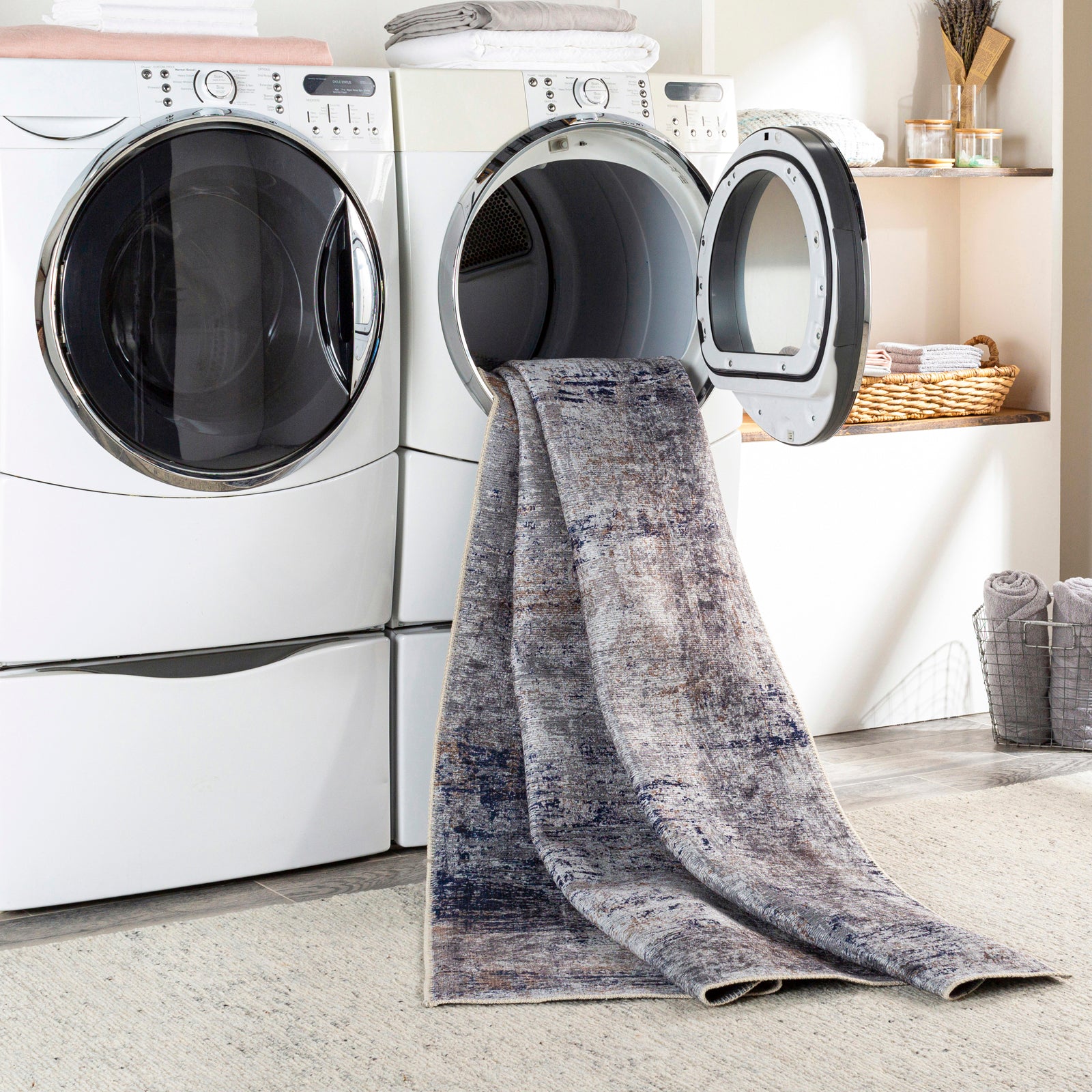KARINA Modern Machine Washable Area Rug