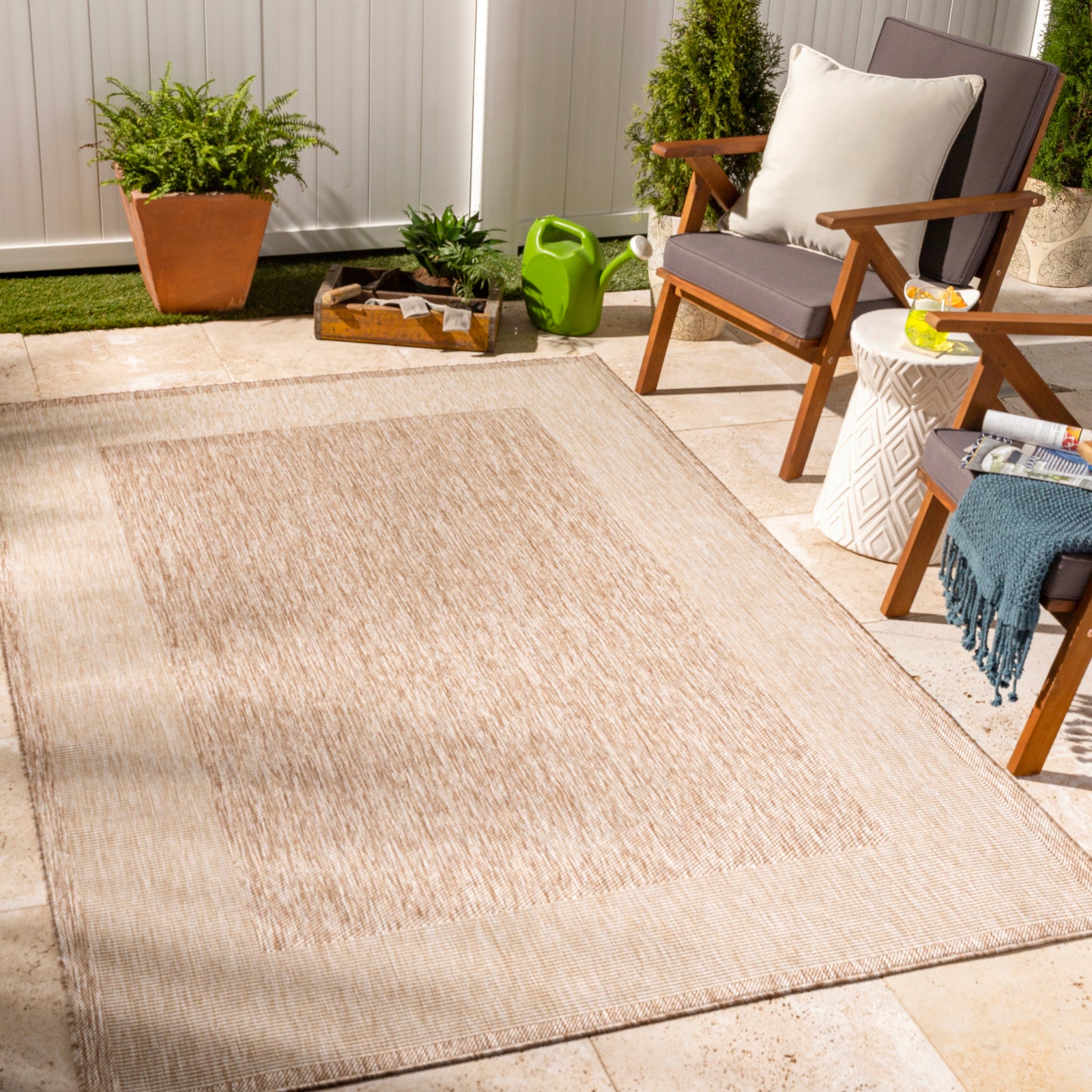 LAYLA In- /Outdoor Jute-Look Rug