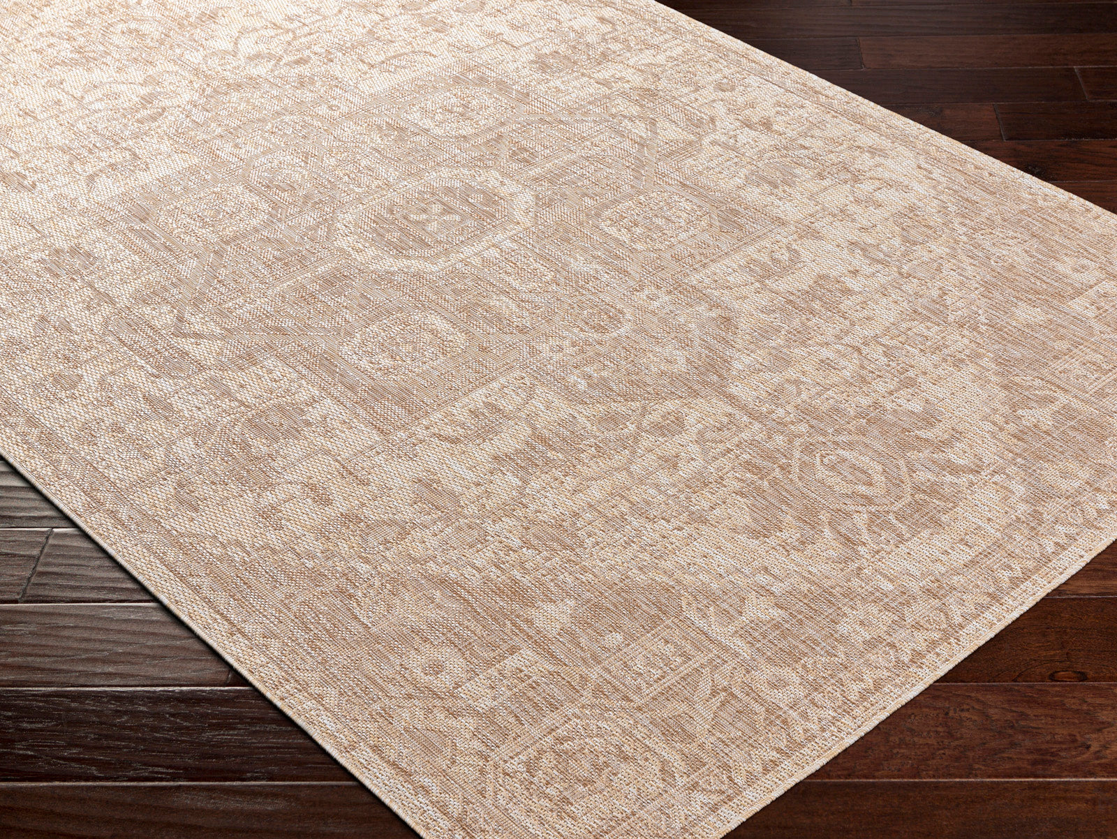 Tuareg-Vintage Traditional Boho In- & Outdoor Jute-Look Rug