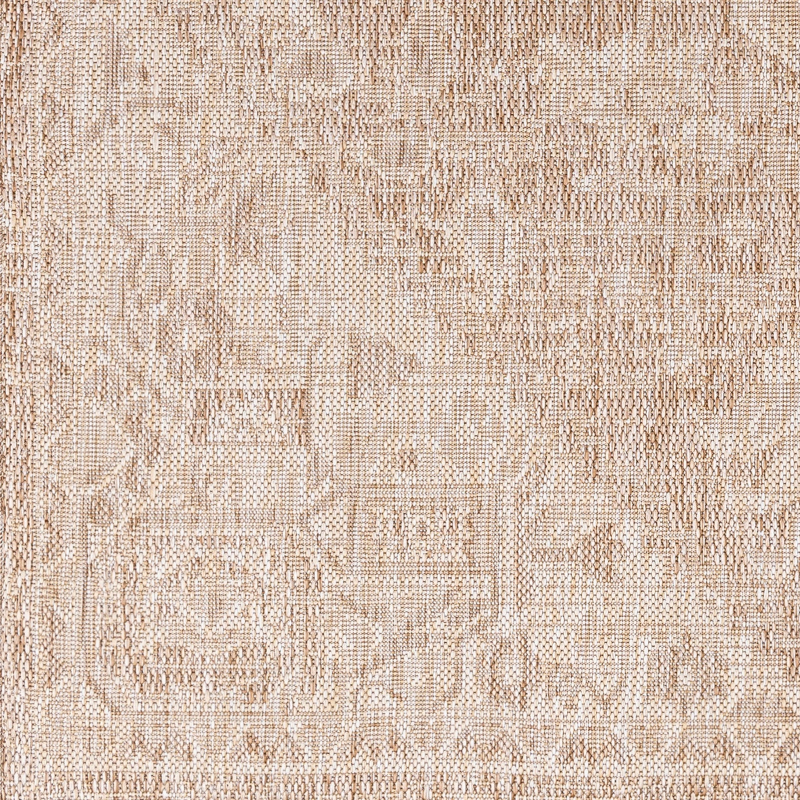 MAYA In- & Outdoor Traditional Jute-Look Brown Area Rug